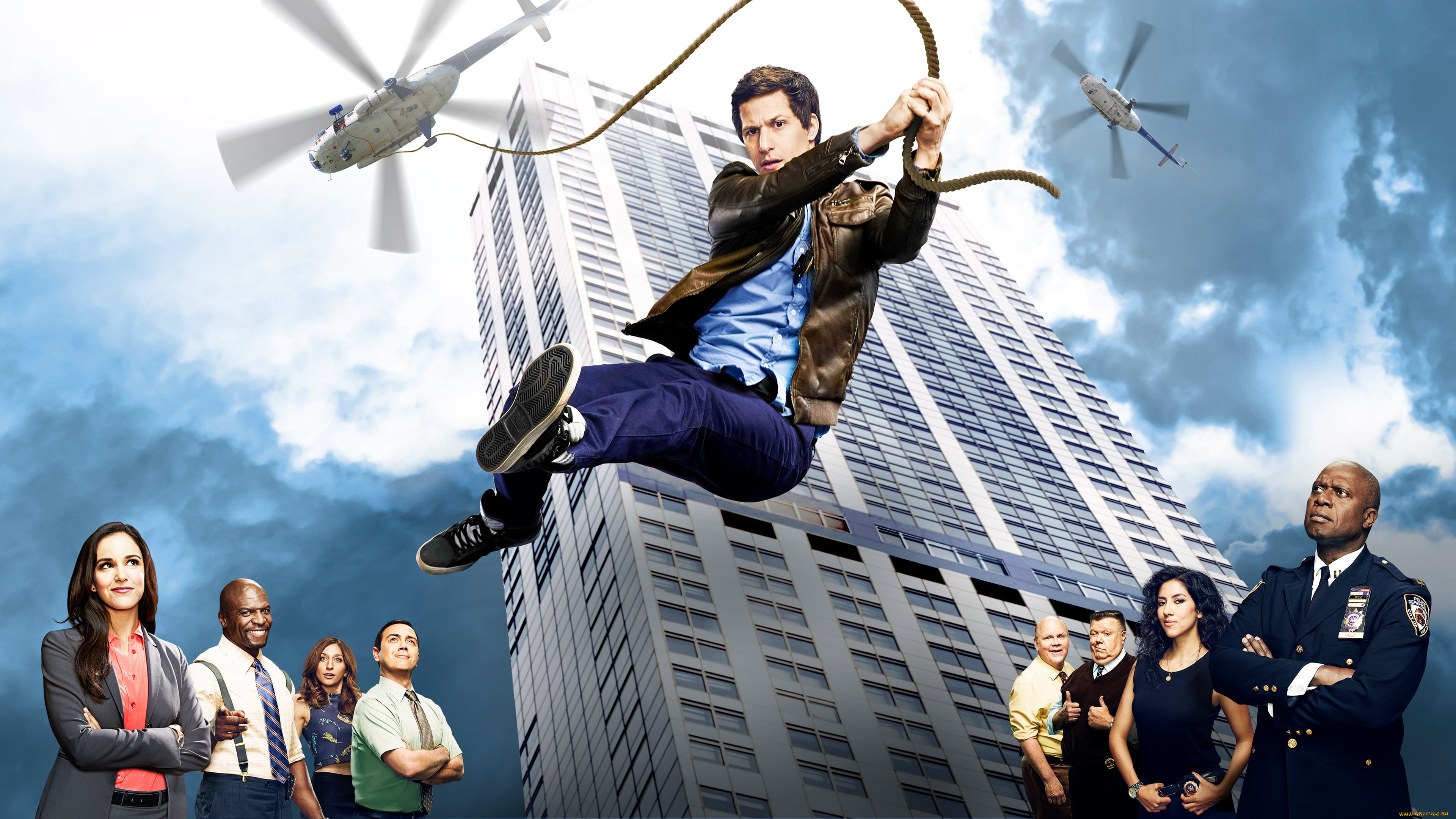 кино, фильмы, brooklyn, nine-nine, brooklyn, nine, сериал, комедия, криминал, andy, samberg, terry, crews