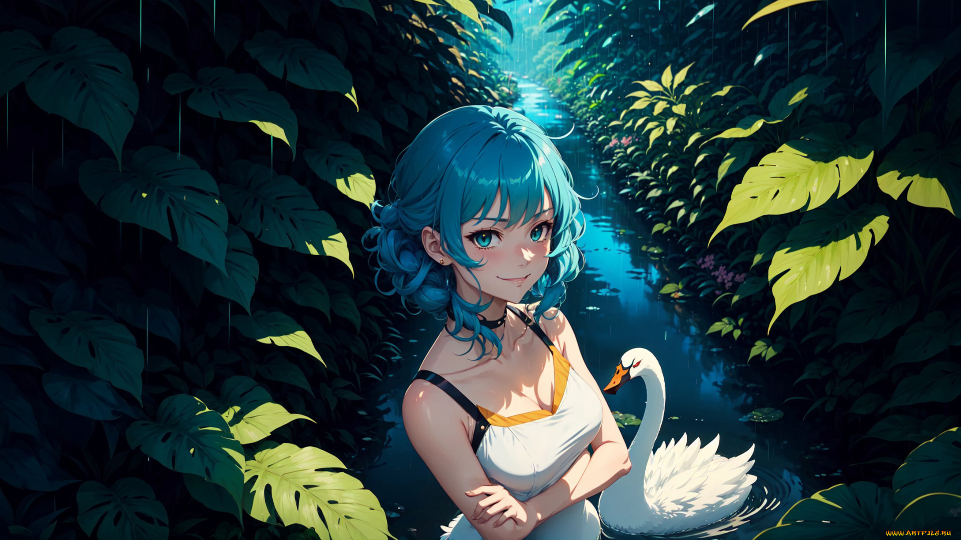 аниме, животные, , существа, нейросети, графика, нейроарт, ai, art, нейронные, сети, рисунки, нейро, искусство