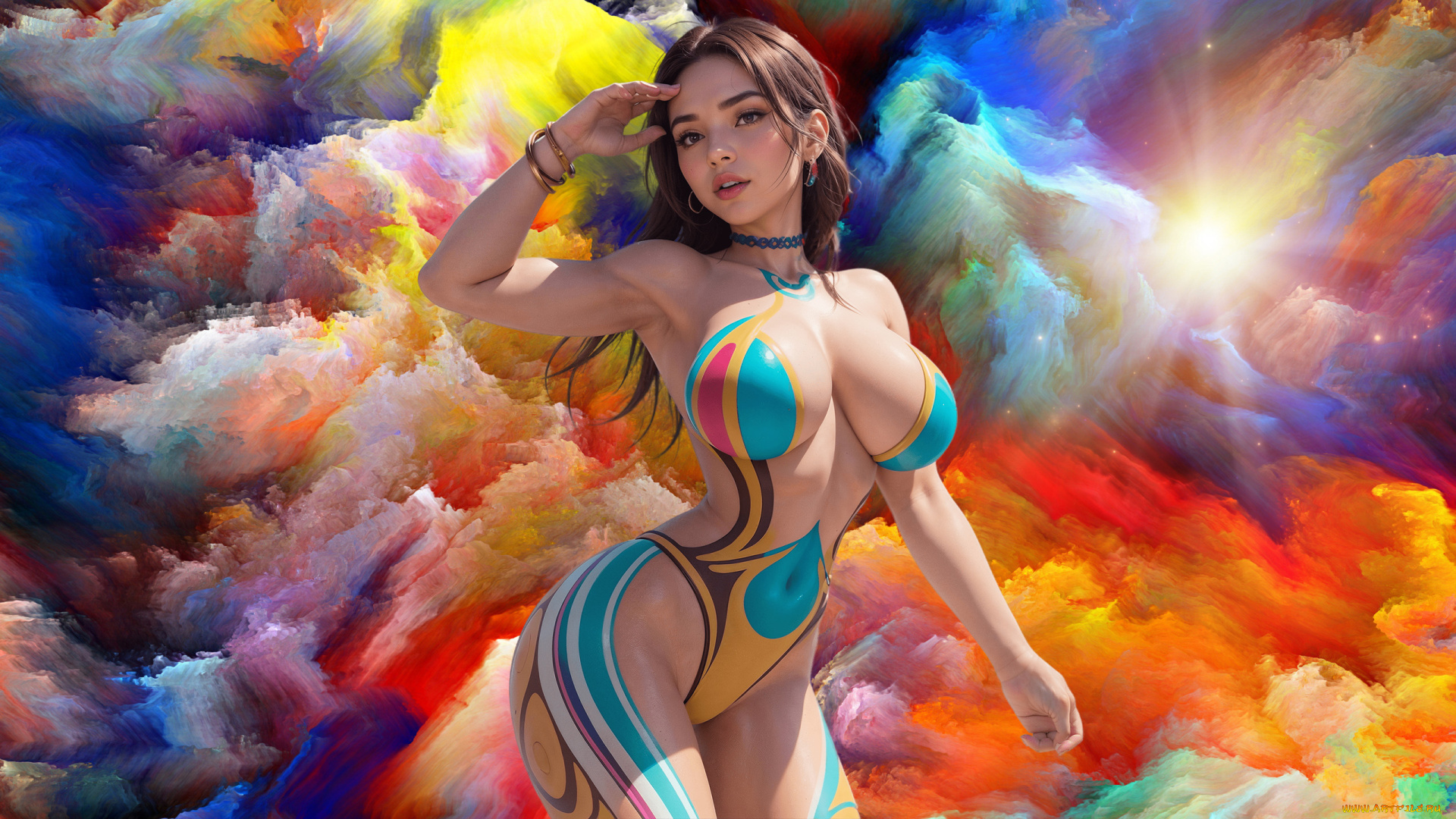 рисованное, люди, нейросети, графика, нейроарт, ai, art, нейронные, сети, рисунки, нейро, искусство, фон, девушка