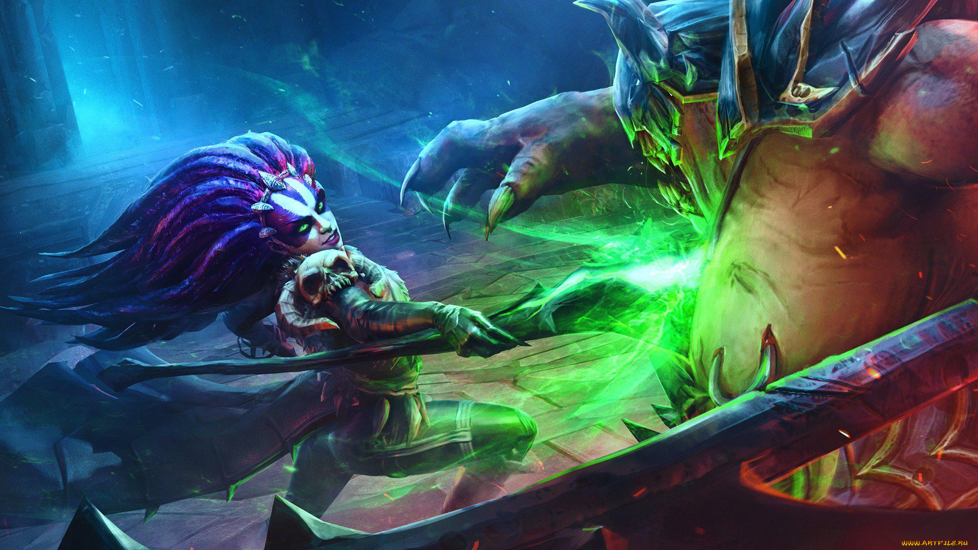 видео, игры, age, of, magic, персонажи, поединок