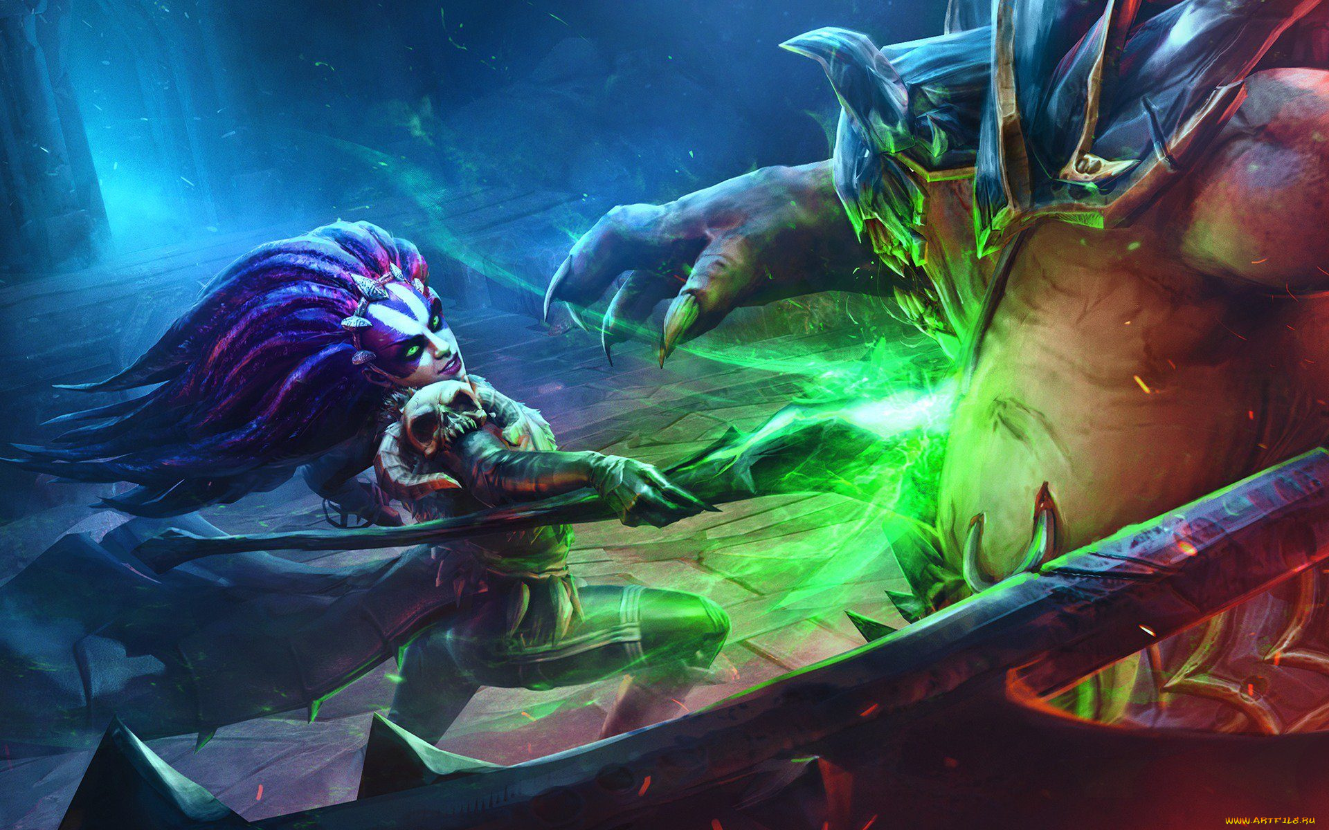 видео, игры, age, of, magic, персонажи, поединок