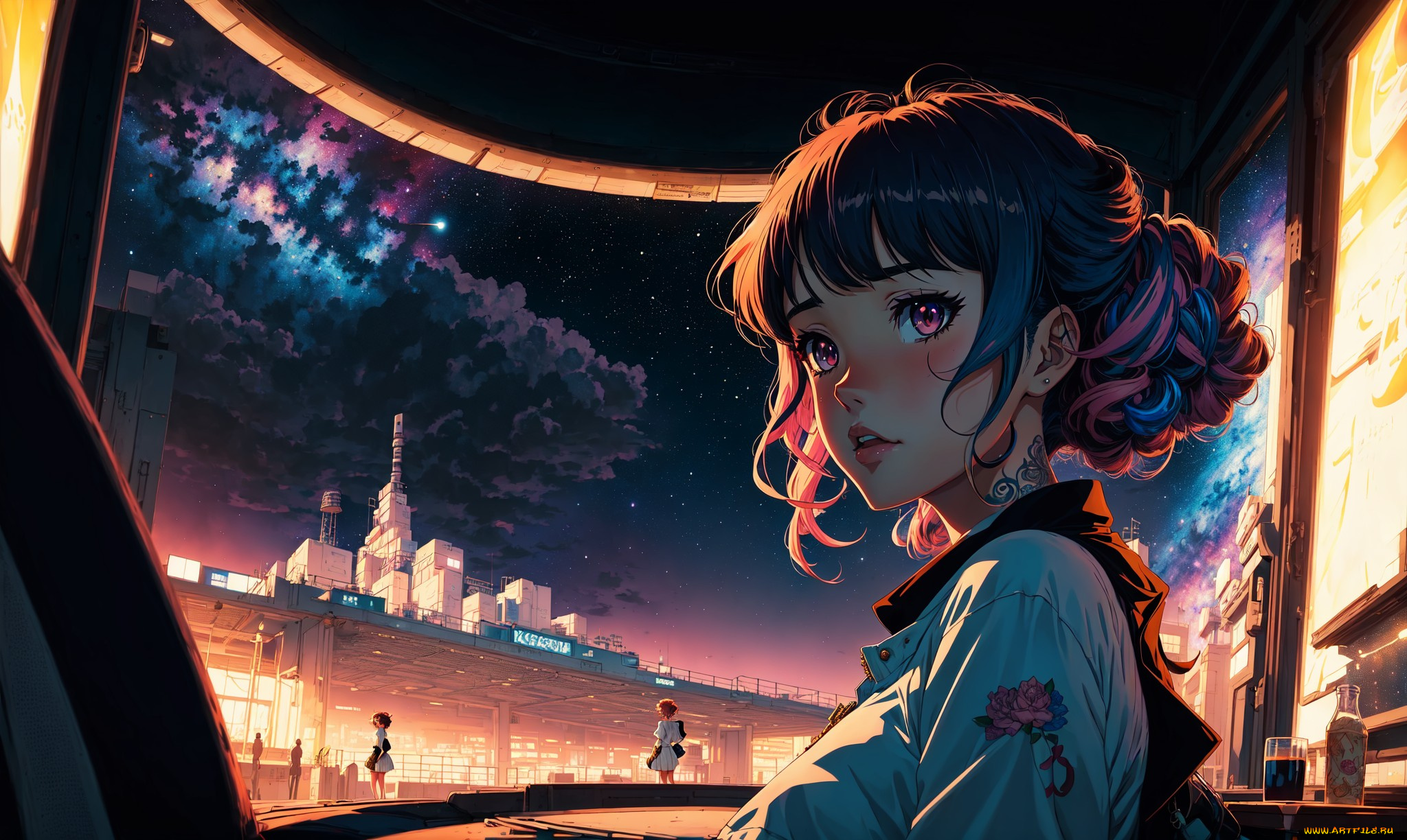 аниме, город, , улицы, , интерьер, , здания, нейросети, графика, нейроарт, ai, art, нейронные, сети, рисунки, нейро, искусство