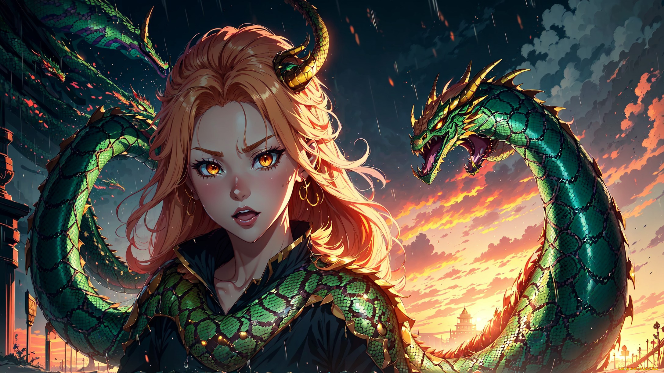 аниме, ангелы, , демоны, нейросети, графика, нейроарт, ai, art, нейронные, сети, рисунки, нейро, искусство