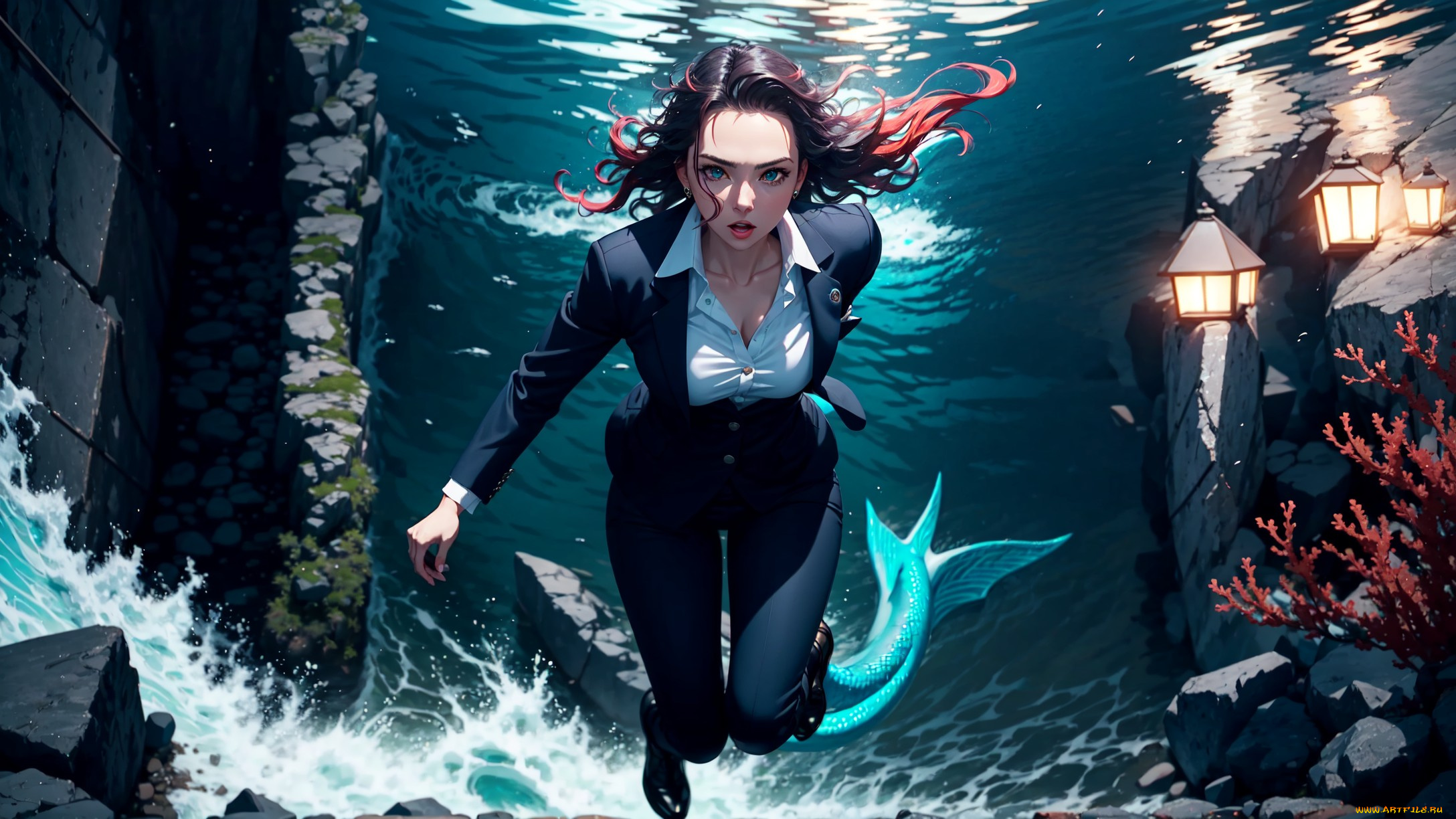 аниме, пейзажи, , природа, нейросети, графика, нейроарт, ai, art, нейронные, сети, рисунки, нейро, искусство