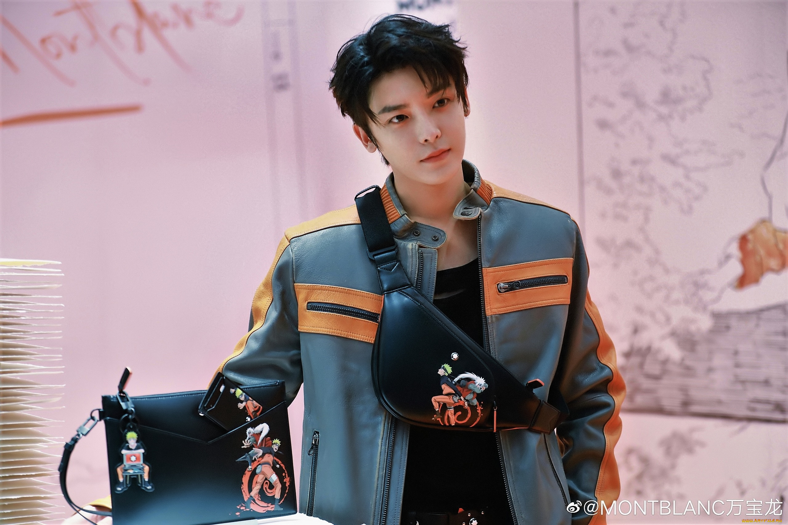 мужчины, hou, ming, hao, актер, куртка, сумки