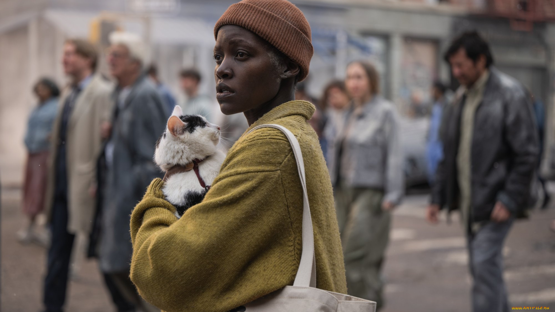 a, quiet, place, , day, one, , , 2024, , кино, фильмы, a, quiet, place, part, ii, тихое, место, день, первый, ужасы, фантастика, драма, lupita, nyongo, лупита, нионго, samira