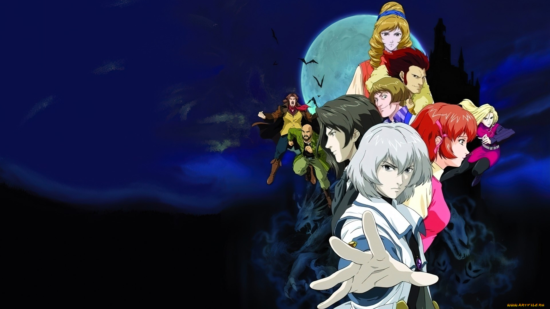 castlevania, dawn, of, sorrow, видео, игры, castlevania, , dawn, of, sorrow, персонажи, луна, замок