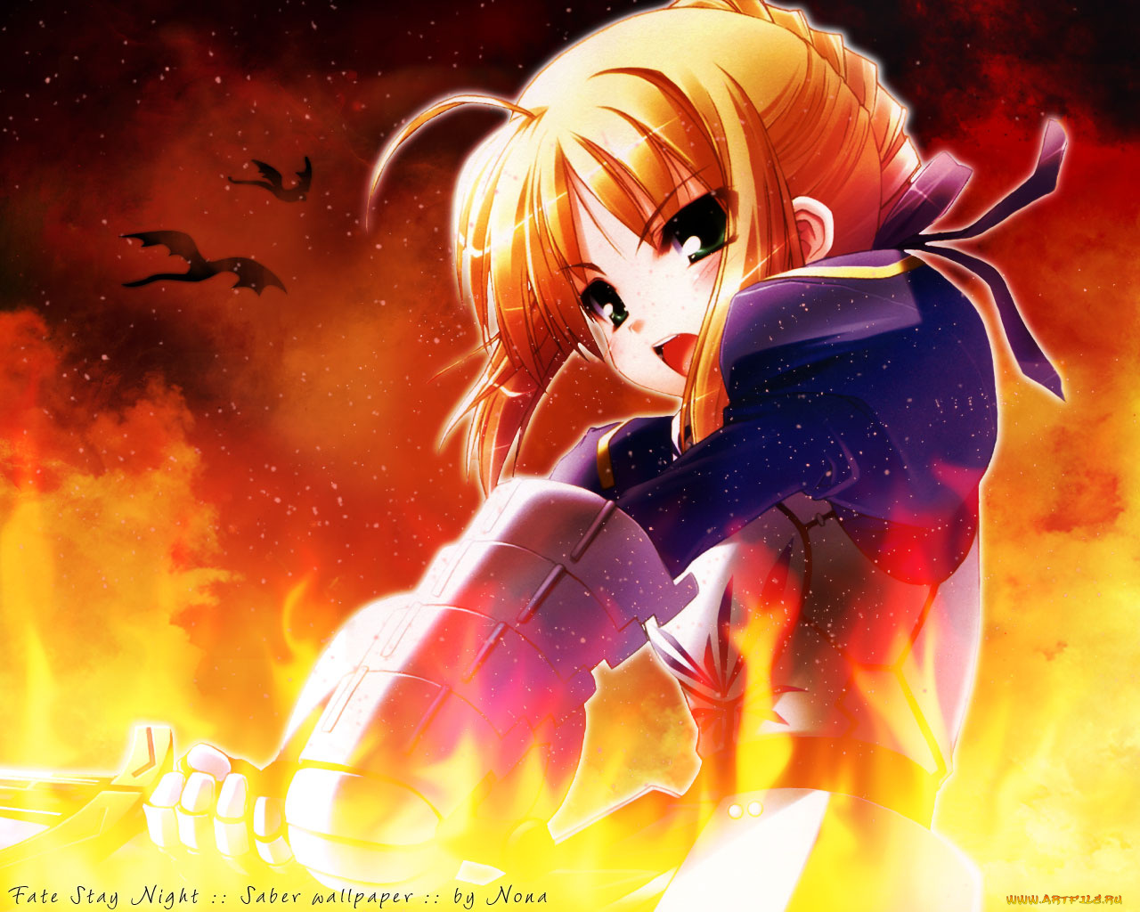 аниме, fate, stay, night