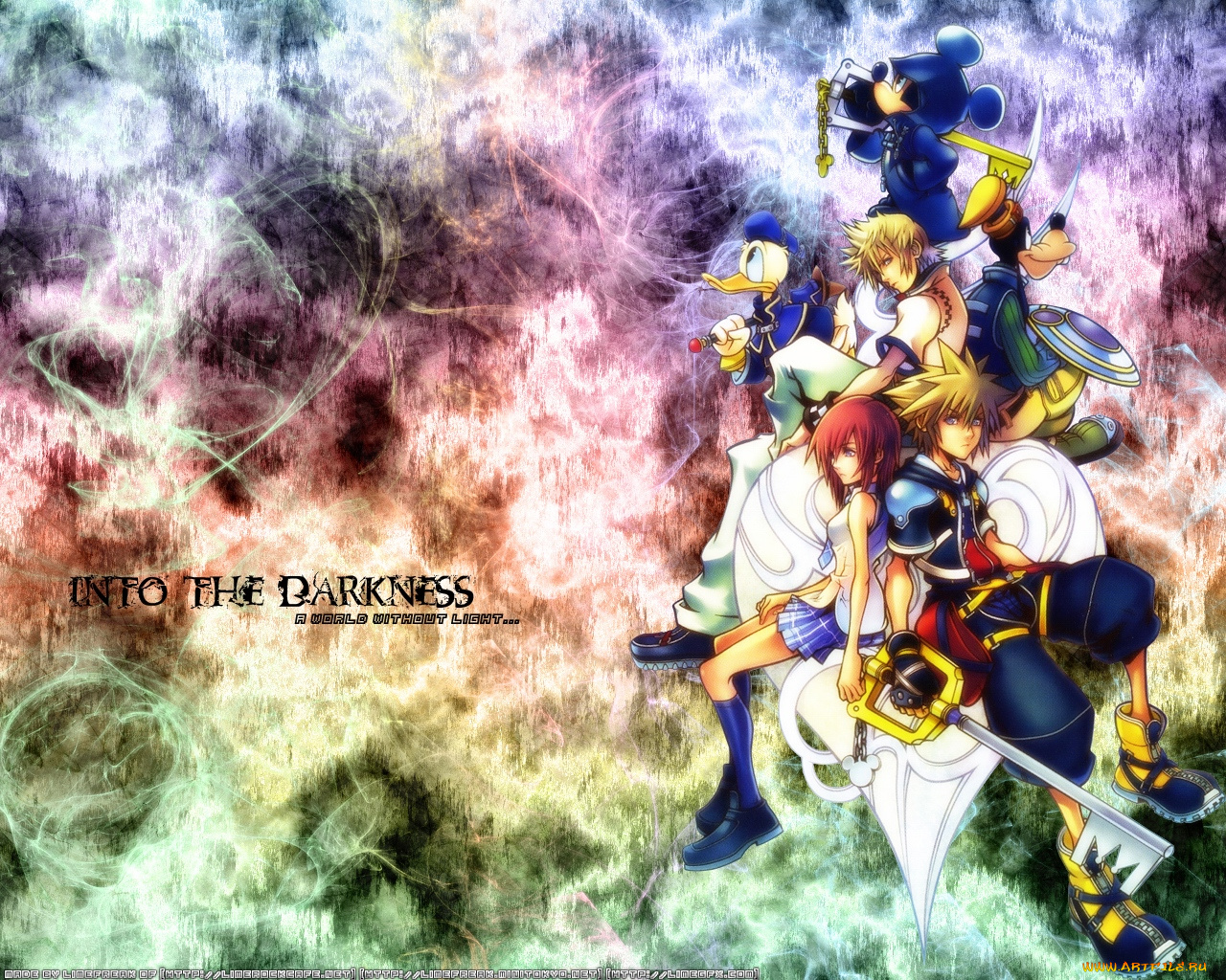 аниме, kingdom, hearts