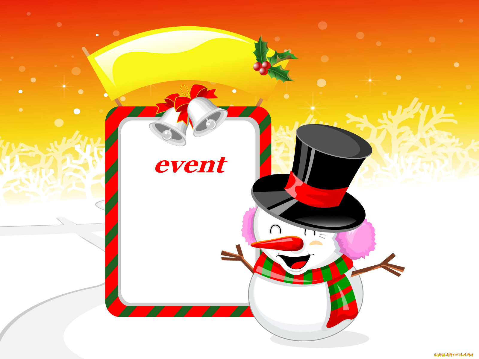 праздничные, векторная, графика, новый, год