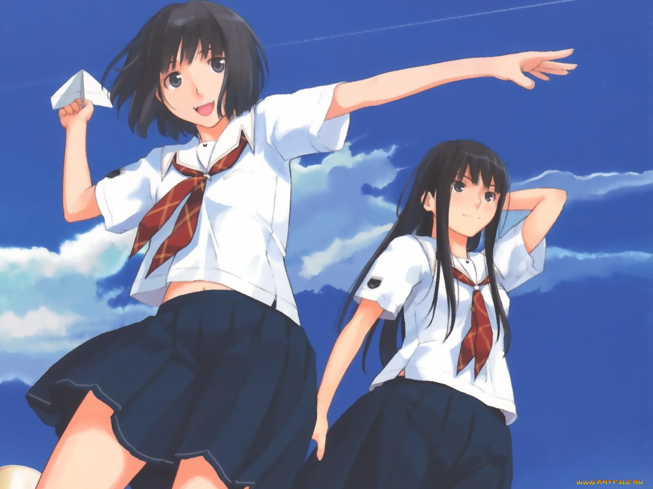 аниме, kimikiss, pure, rouge