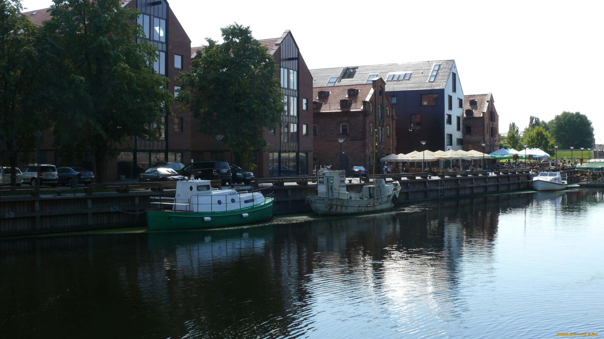 клайпеда, литва, города, улицы, площади, набережные