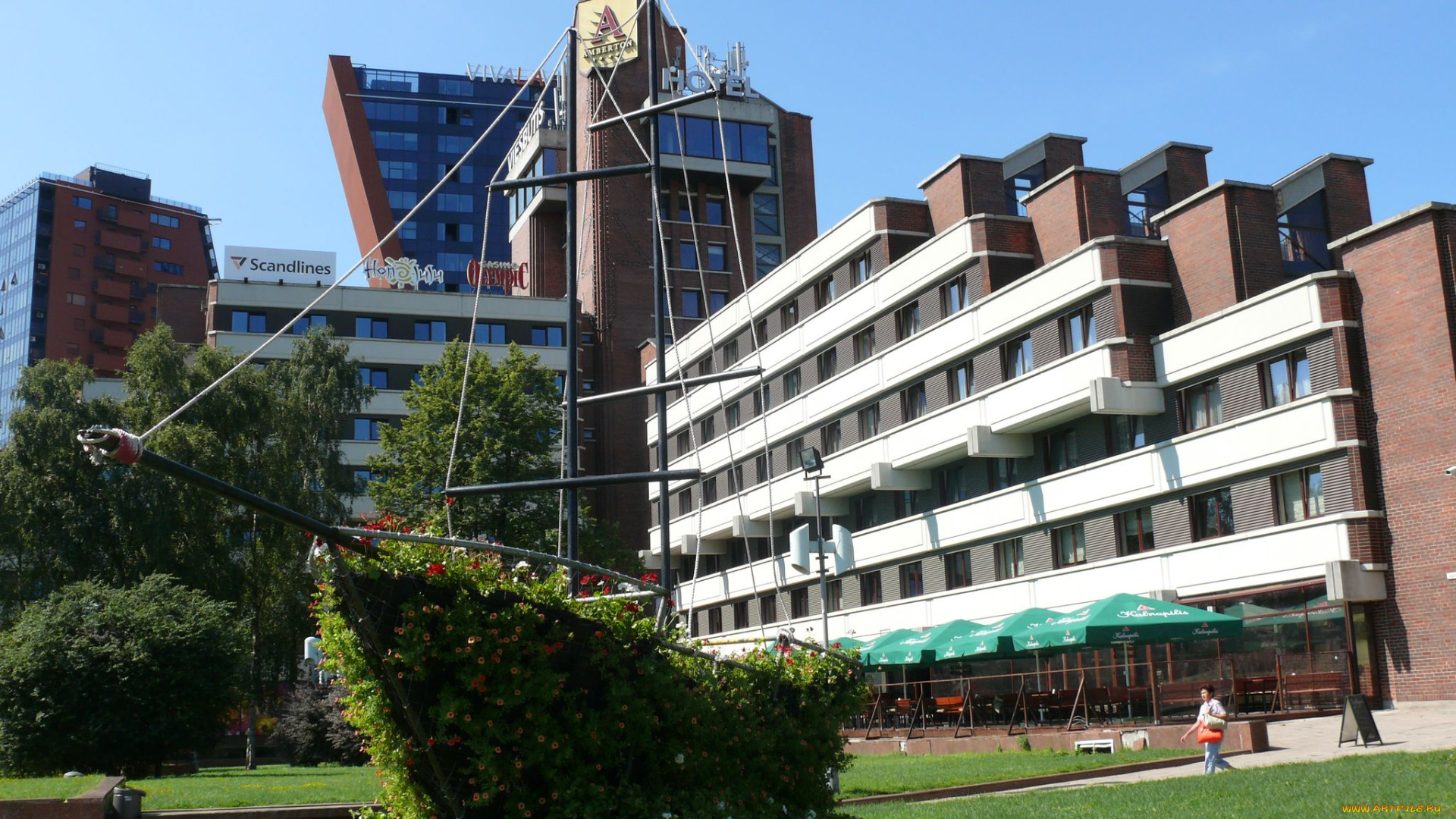 клайпеда, литва, города, здания, дома