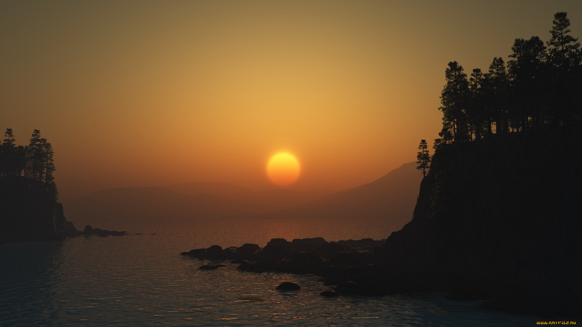 природа, восходы, закаты