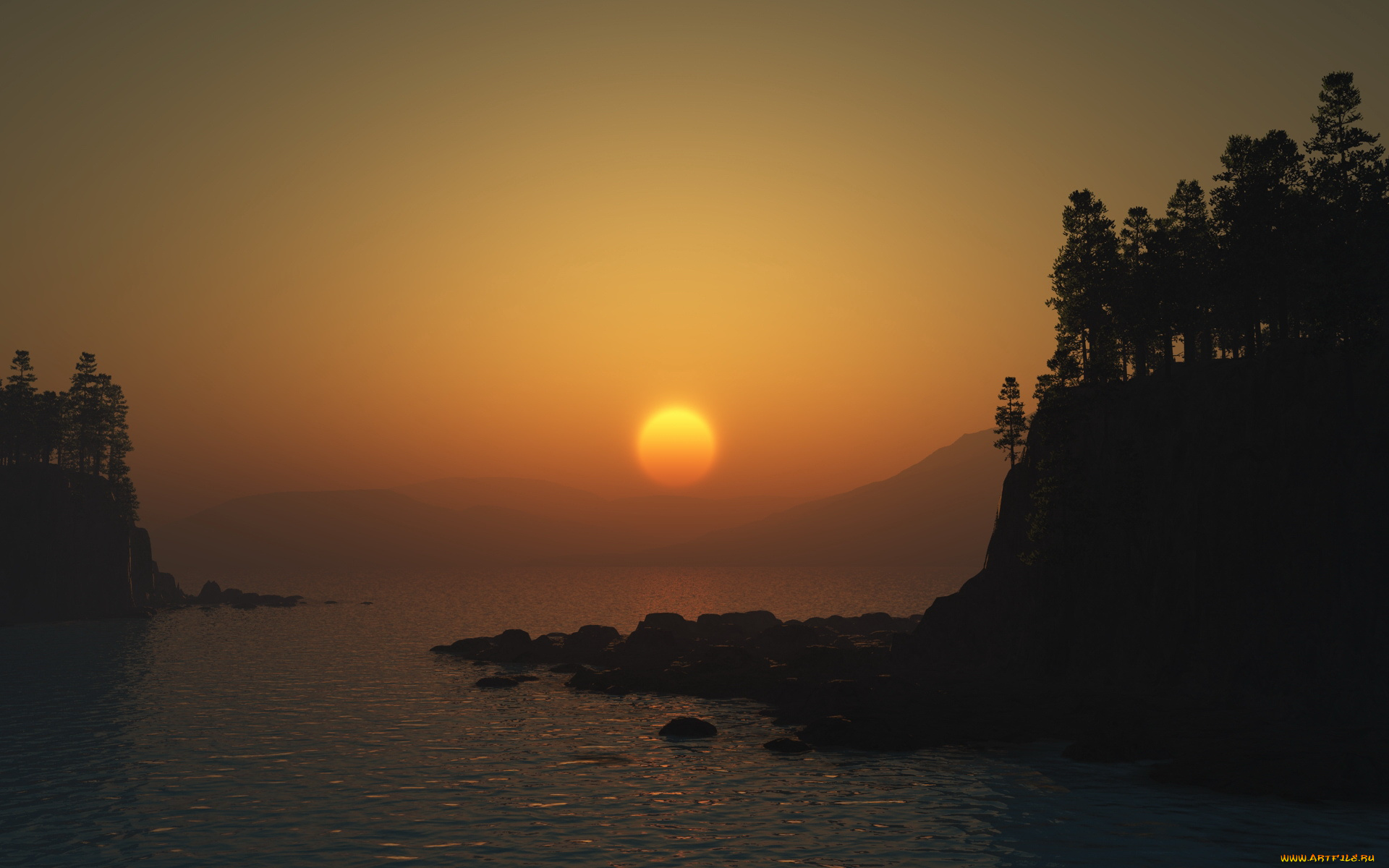 природа, восходы, закаты