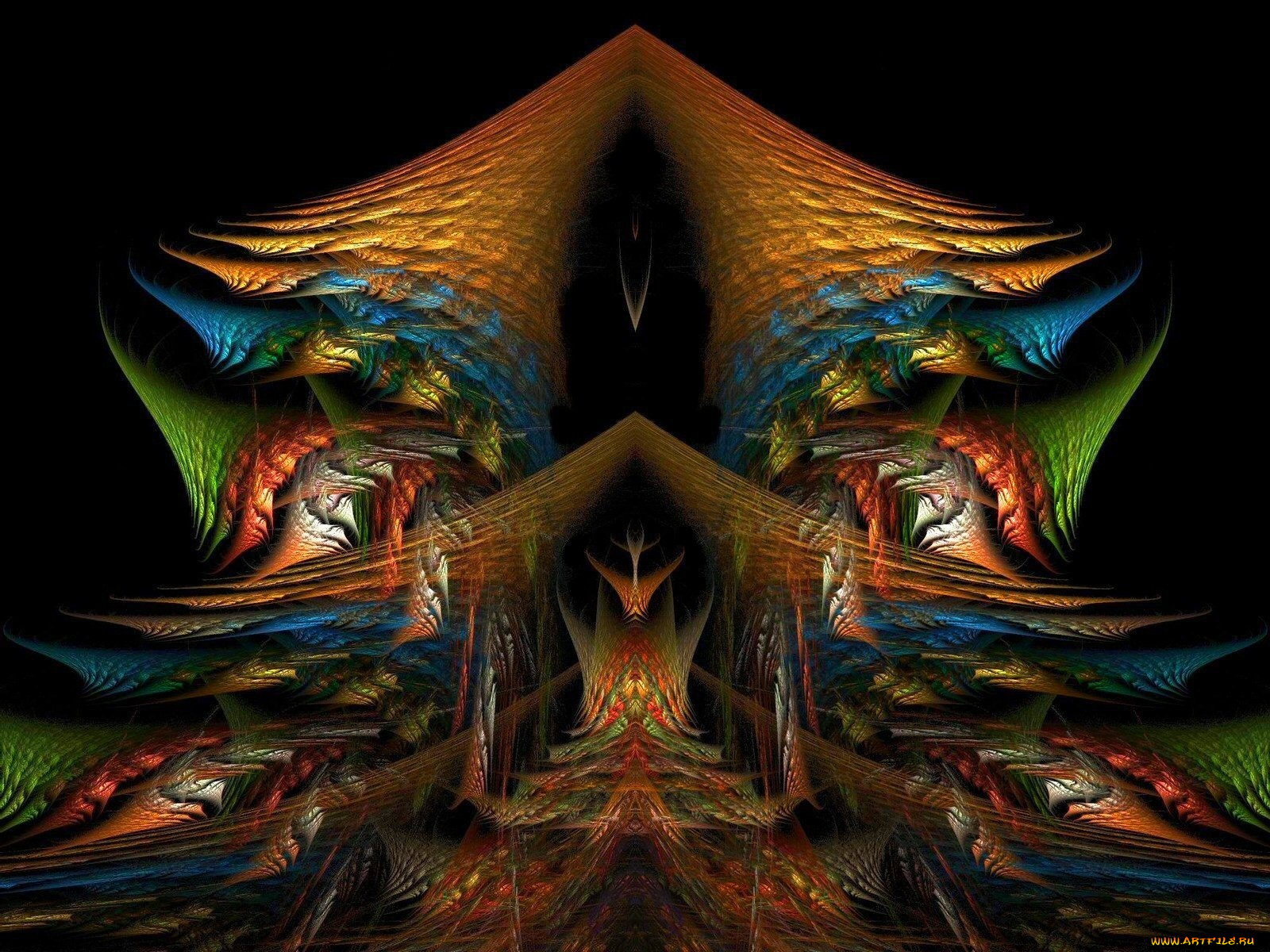 3д, графика, fractal, фракталы, фрактал