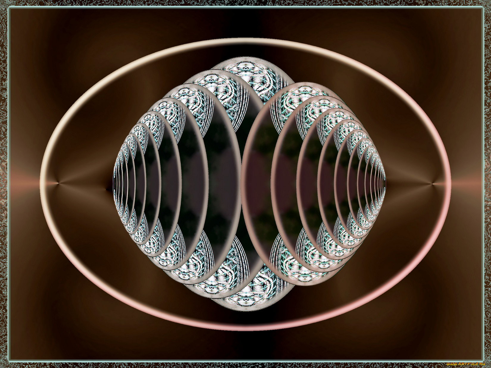 3д, графика, fractal, фракталы, фрактал