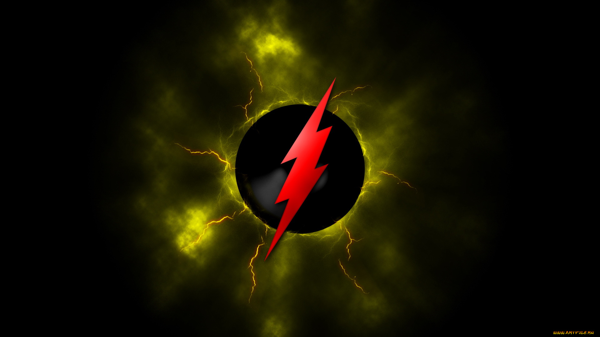 3д, графика, другое, молния