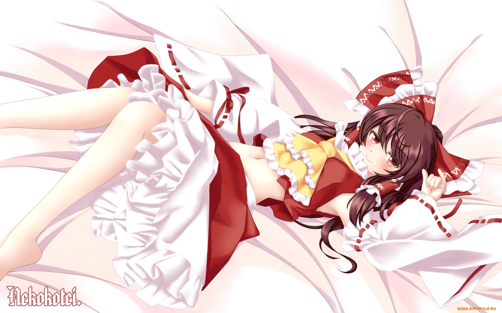 hakurei, reimu, аниме, touhou