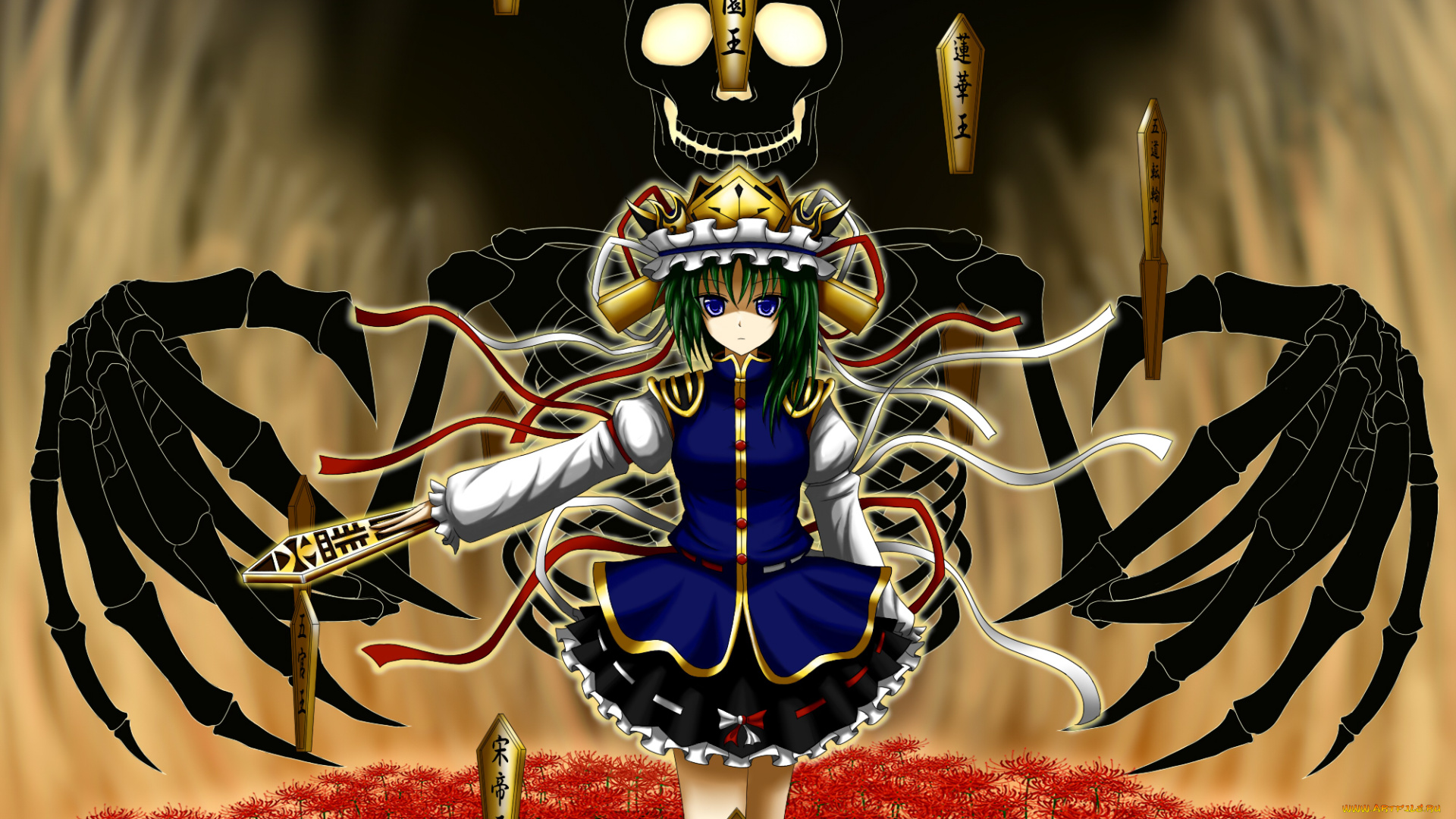 аниме, touhou, шикиеки, Ямаксанаду