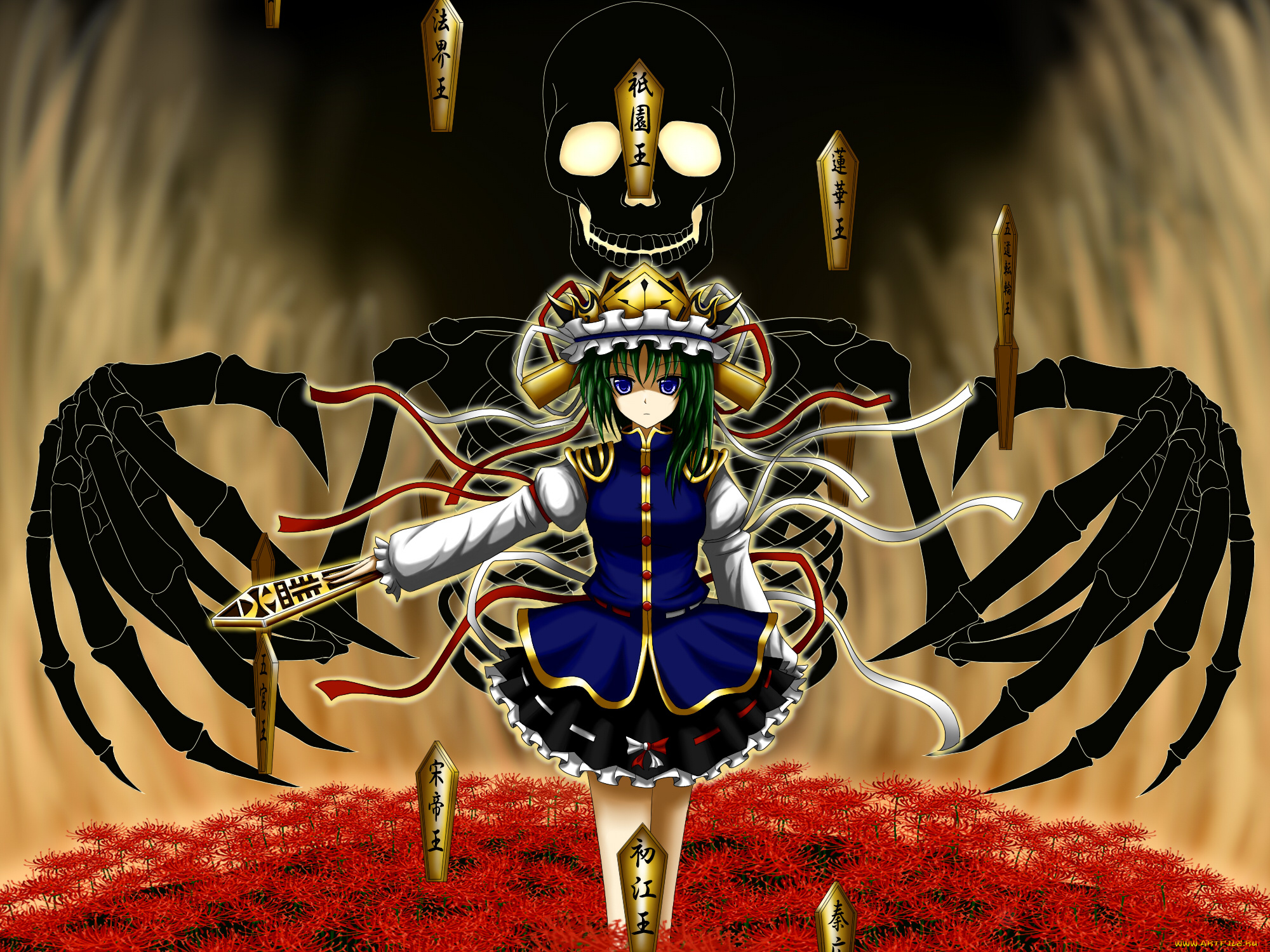 аниме, touhou, шикиеки, Ямаксанаду