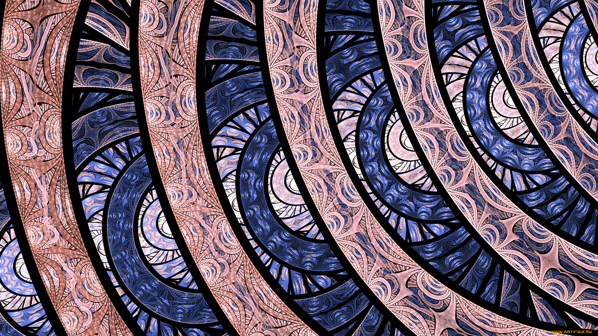 3д, графика, фракталы, , fractal, цвета, фон, узор