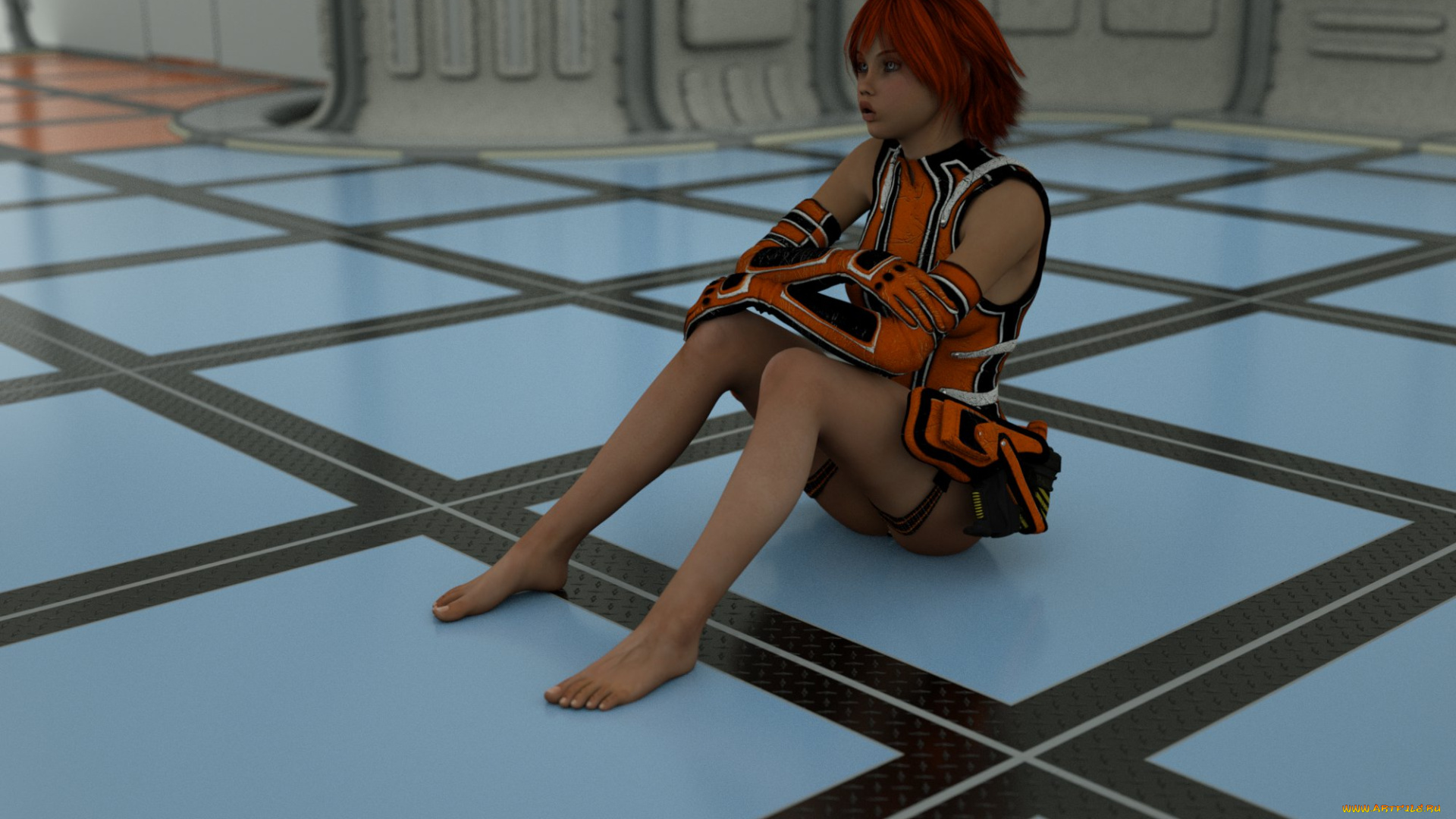 3д, графика, люди, , people, взгляд, девушка