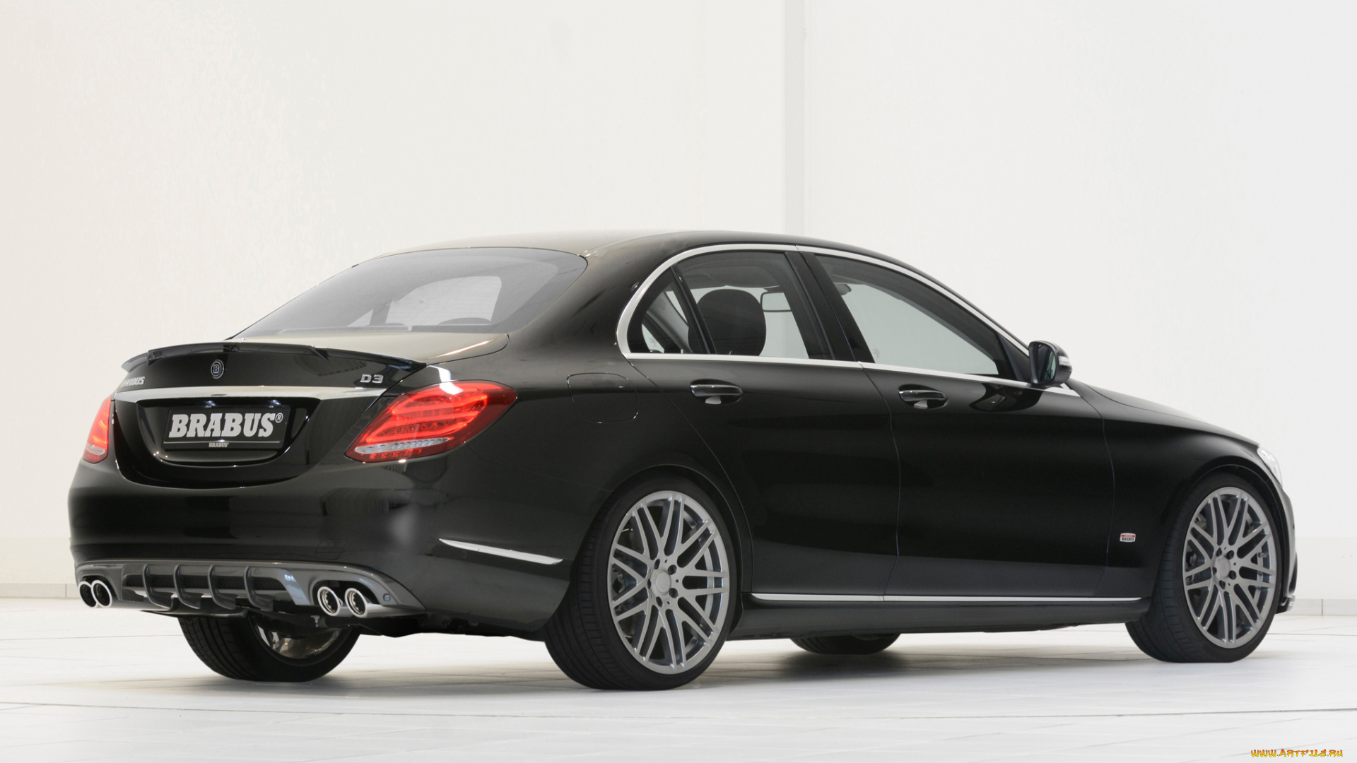 автомобили, brabus, 2014г, w205, c-klasse, mercedes-benz, темный