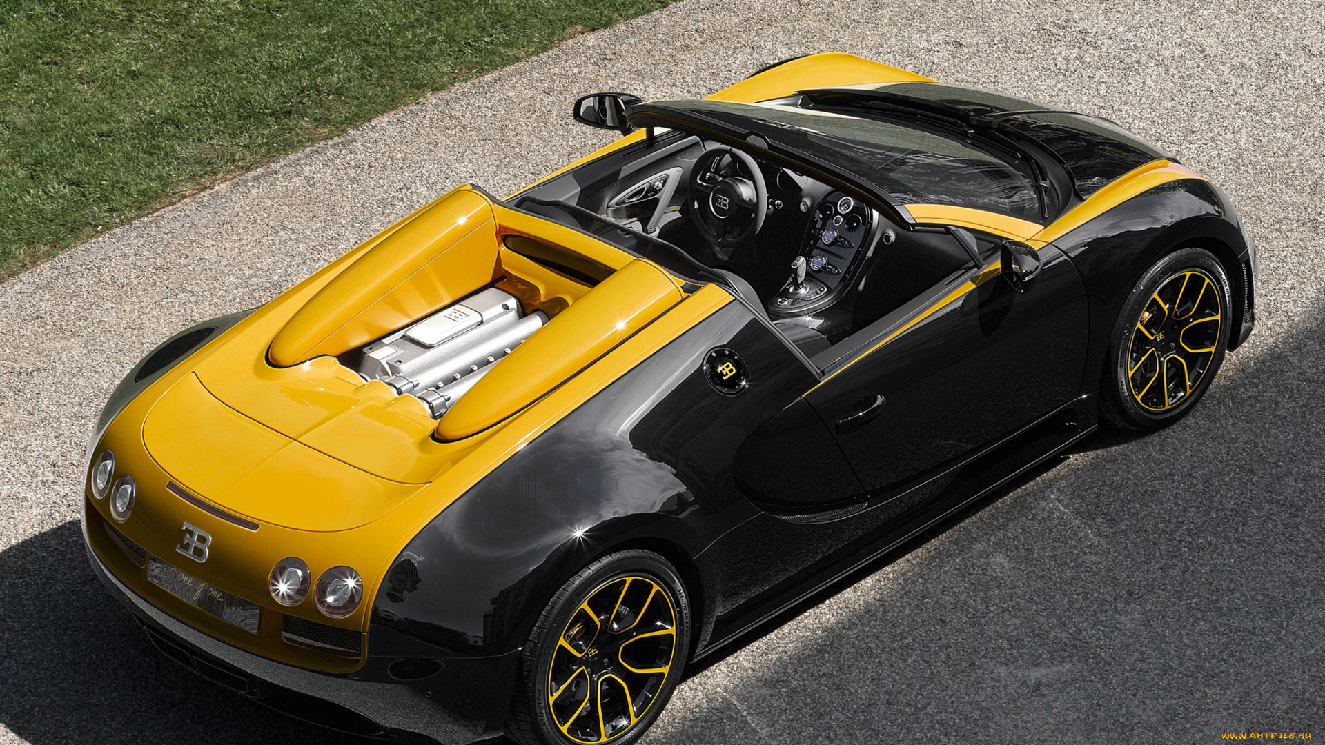 автомобили, bugatti, sport, grand, veyron, 2014г, one, of, vitesse, roadster