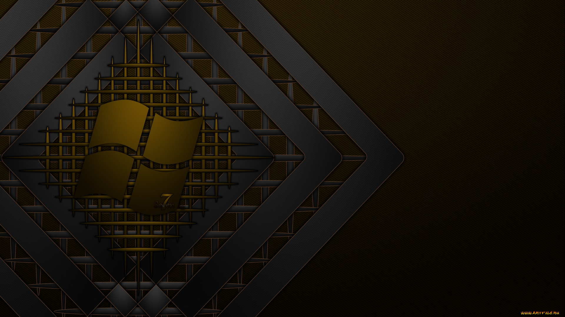 компьютеры, windows, 7, , vienna, темный