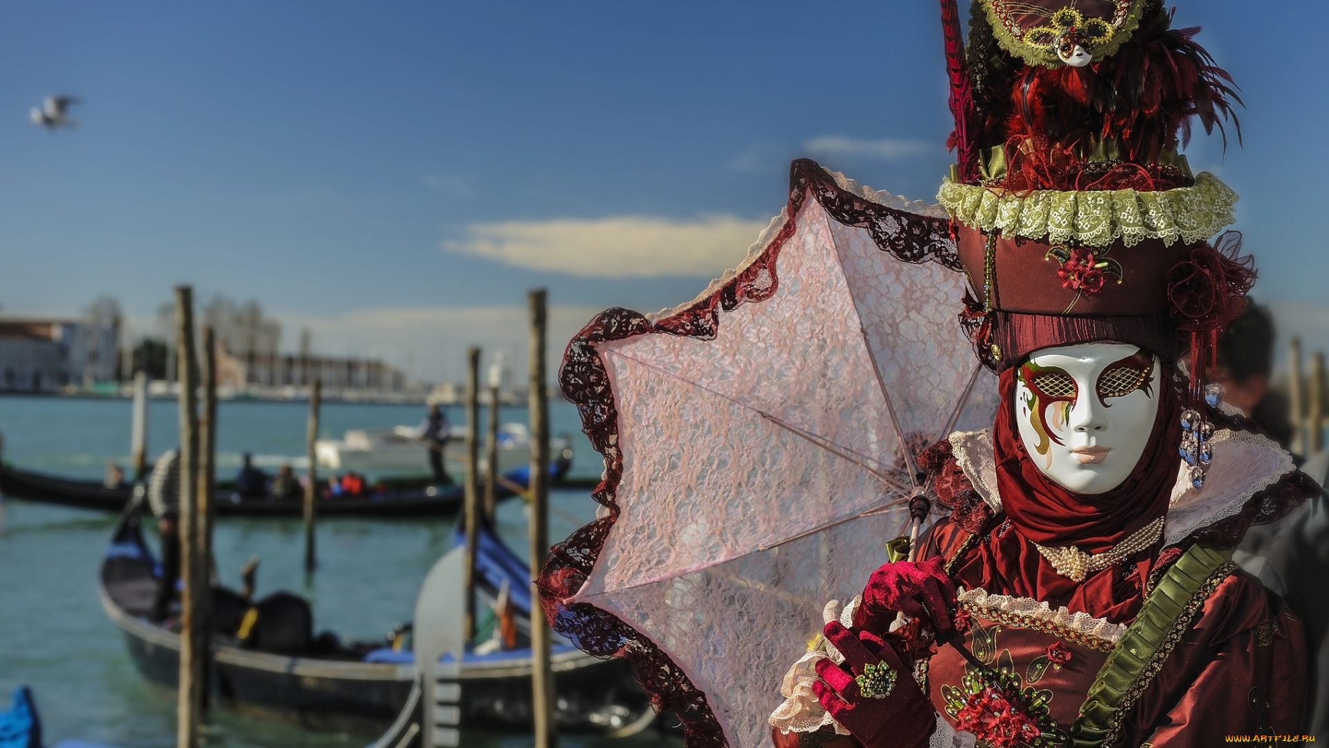 разное, маски, , карнавальные, костюмы, зонт, венеция