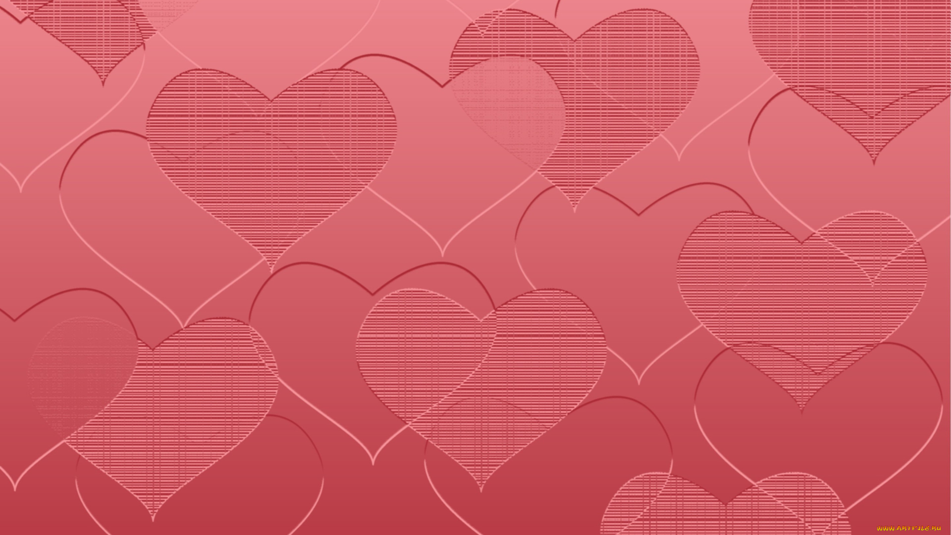 векторная, графика, сердечки