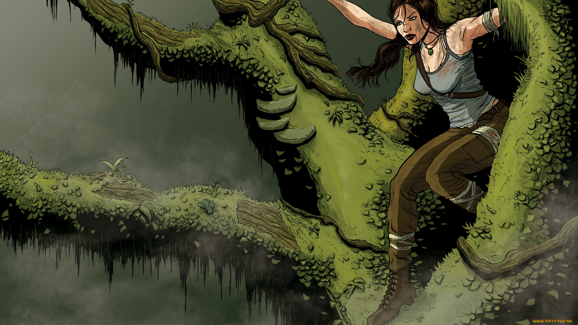 видео, игры, tomb, raider, 2013, арт, экшен, 2013, игра, крофт, лара, tomb, raider