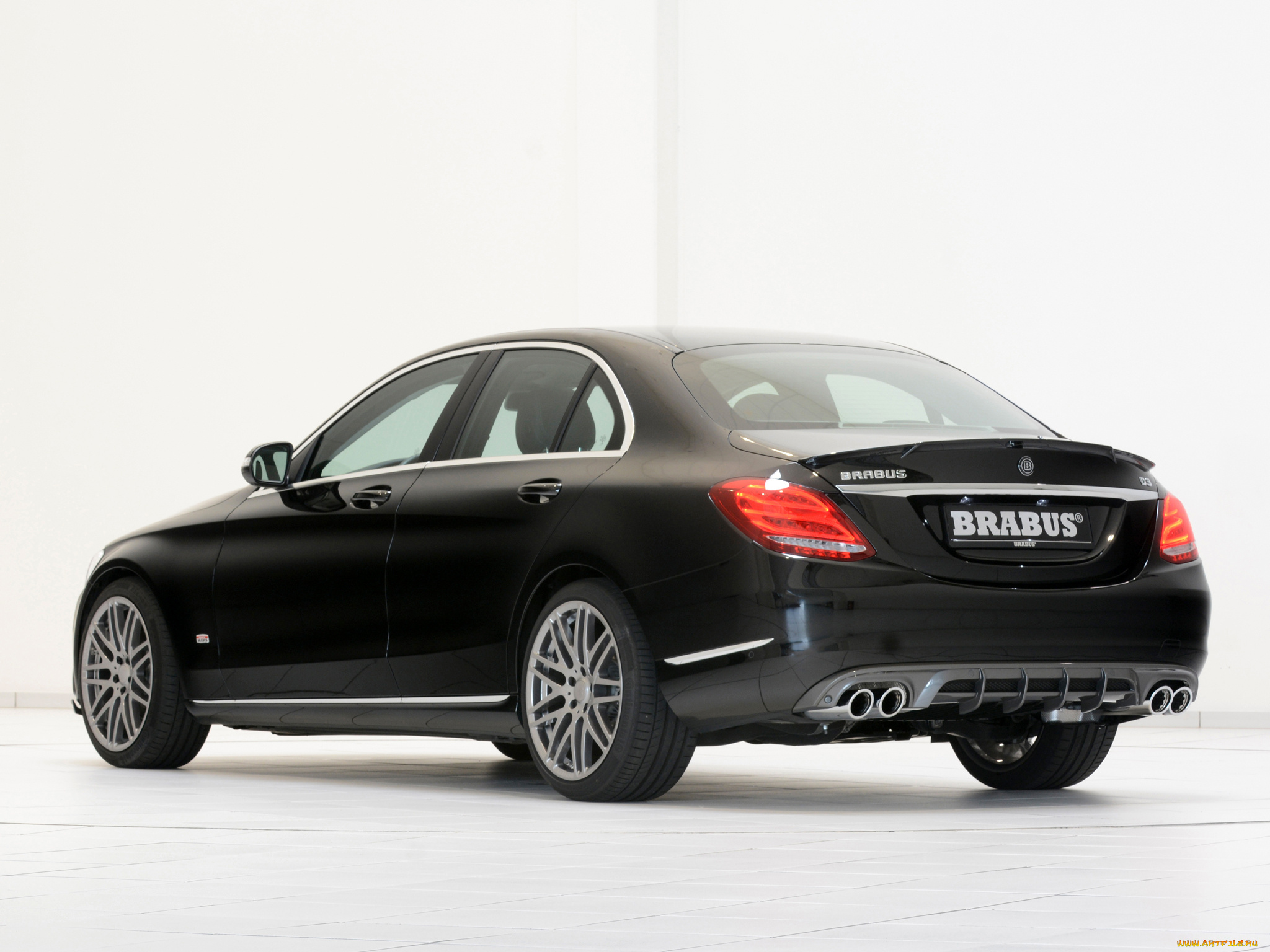 автомобили, brabus, c-klasse, w205, 2014г, темный, mercedes-benz