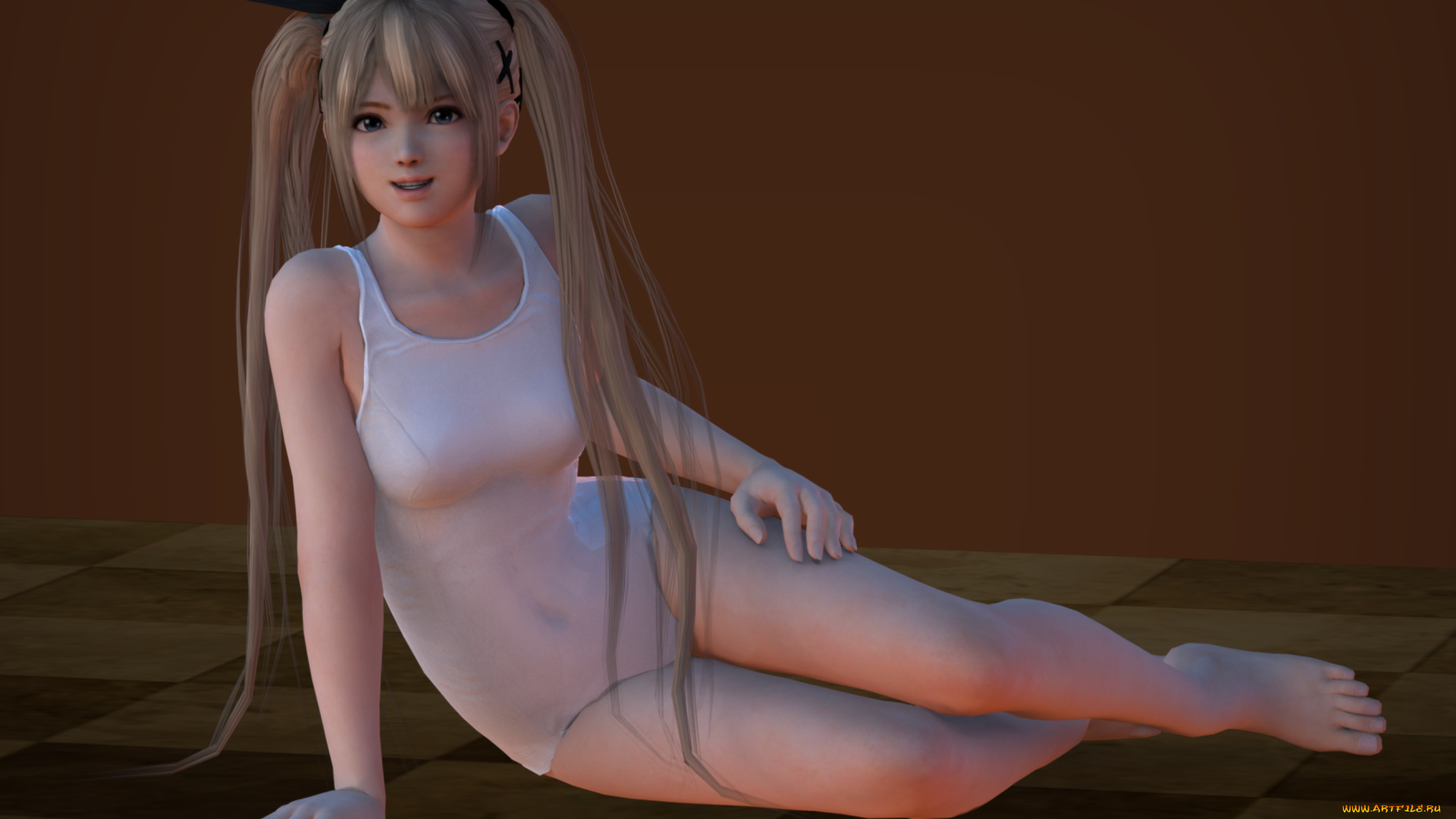 3д, графика, аниме, , anime, девушка, взгляд, фон