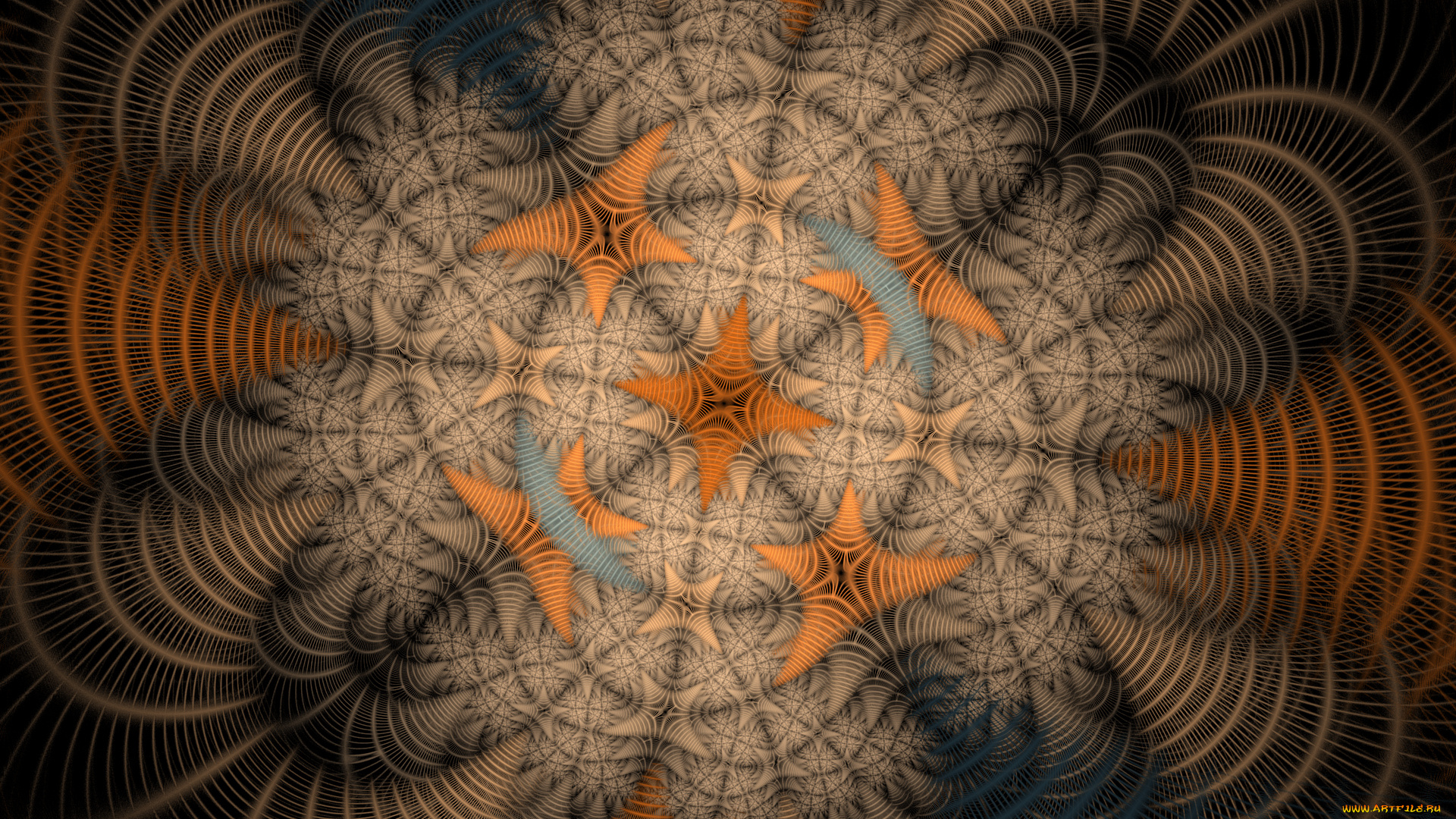 3д, графика, фракталы, , fractal, узор, фон, цвета