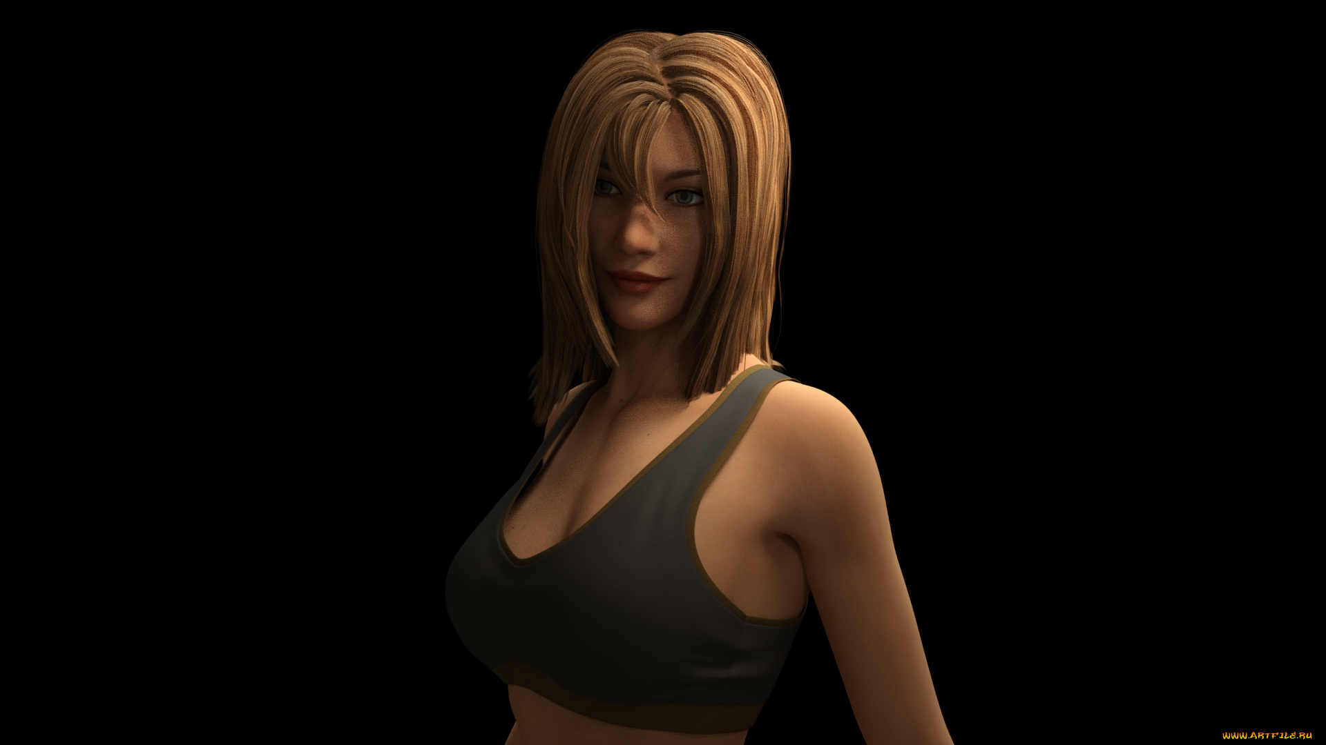 3д, графика, люди, , people, девушка, взгляд, фон