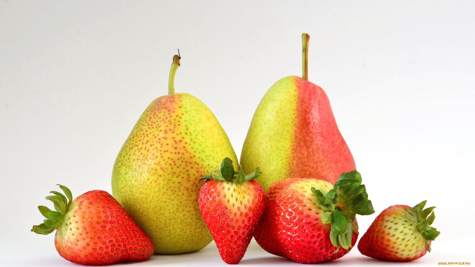 еда, фрукты, , ягоды, клубника, плоды, груши