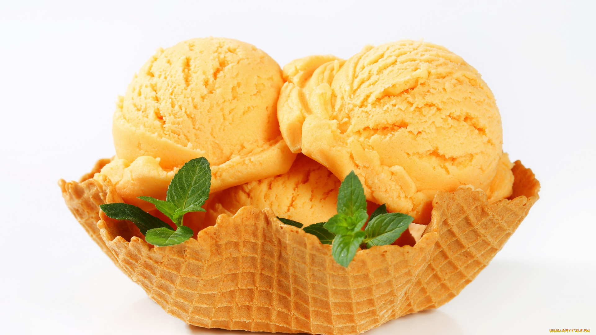 еда, мороженое, , десерты, ice, cream, dessert, десерт, вафля, mint, мята