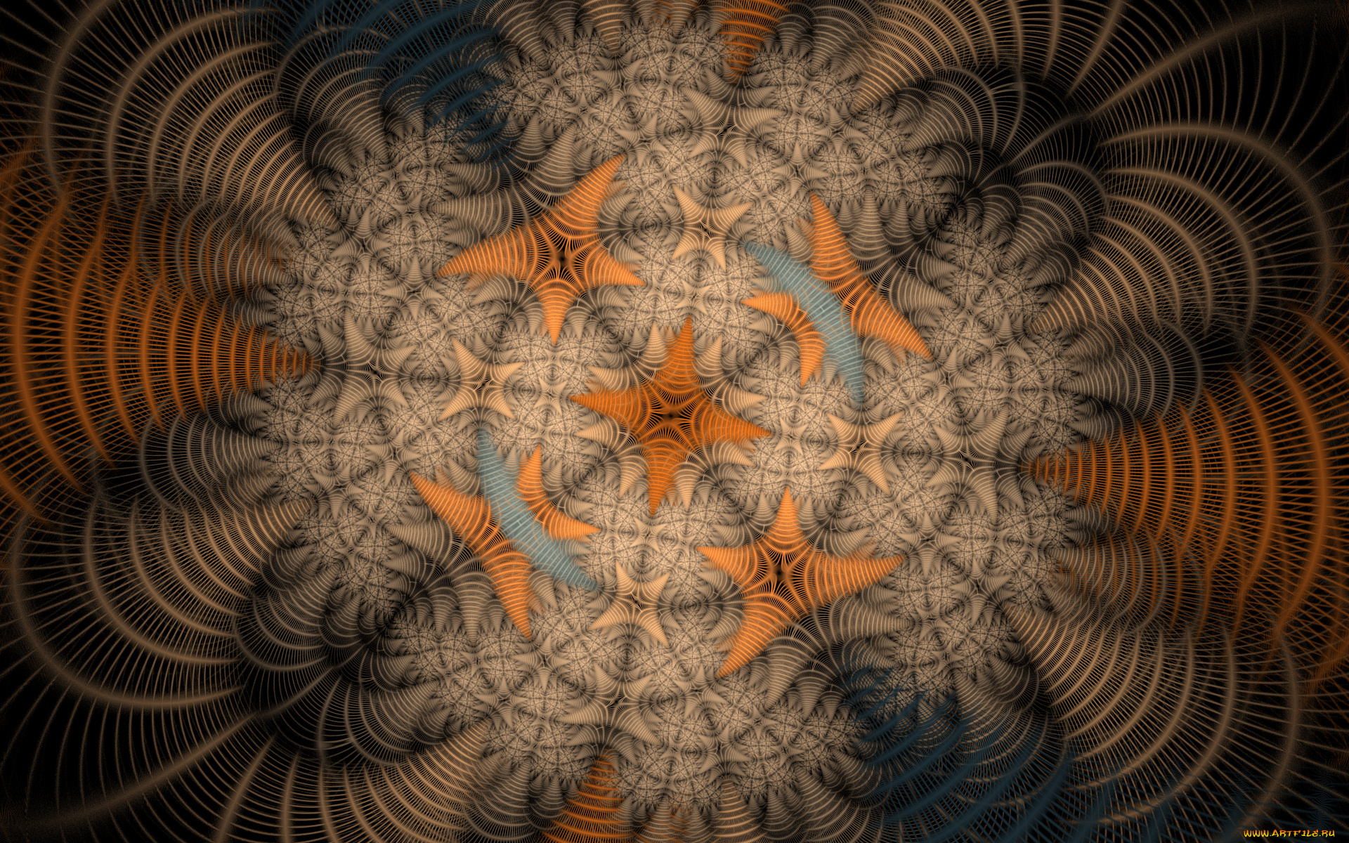 3д, графика, фракталы, , fractal, узор, фон, цвета