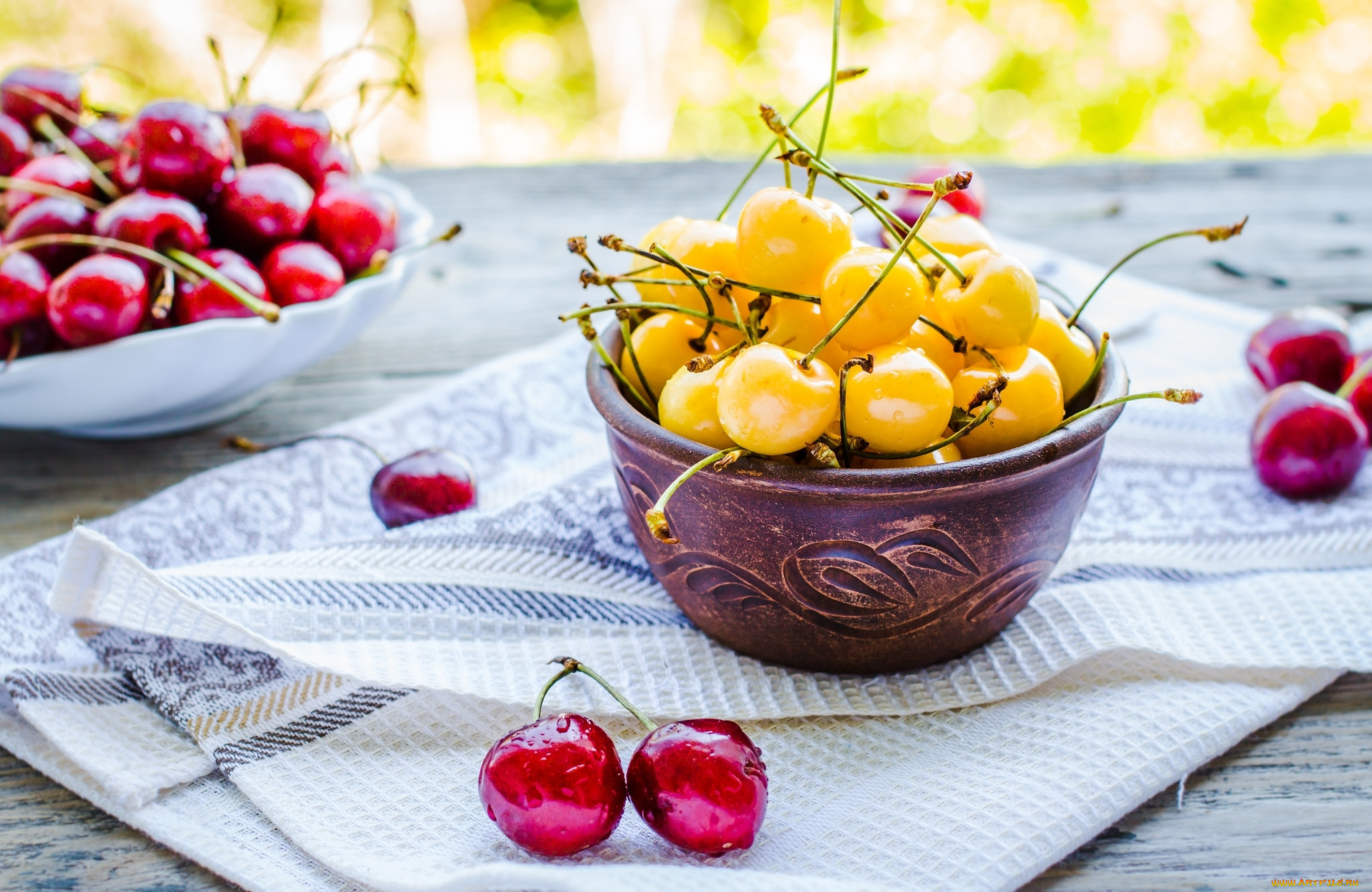 еда, вишня, , черешня, лето, ягоды, черешня