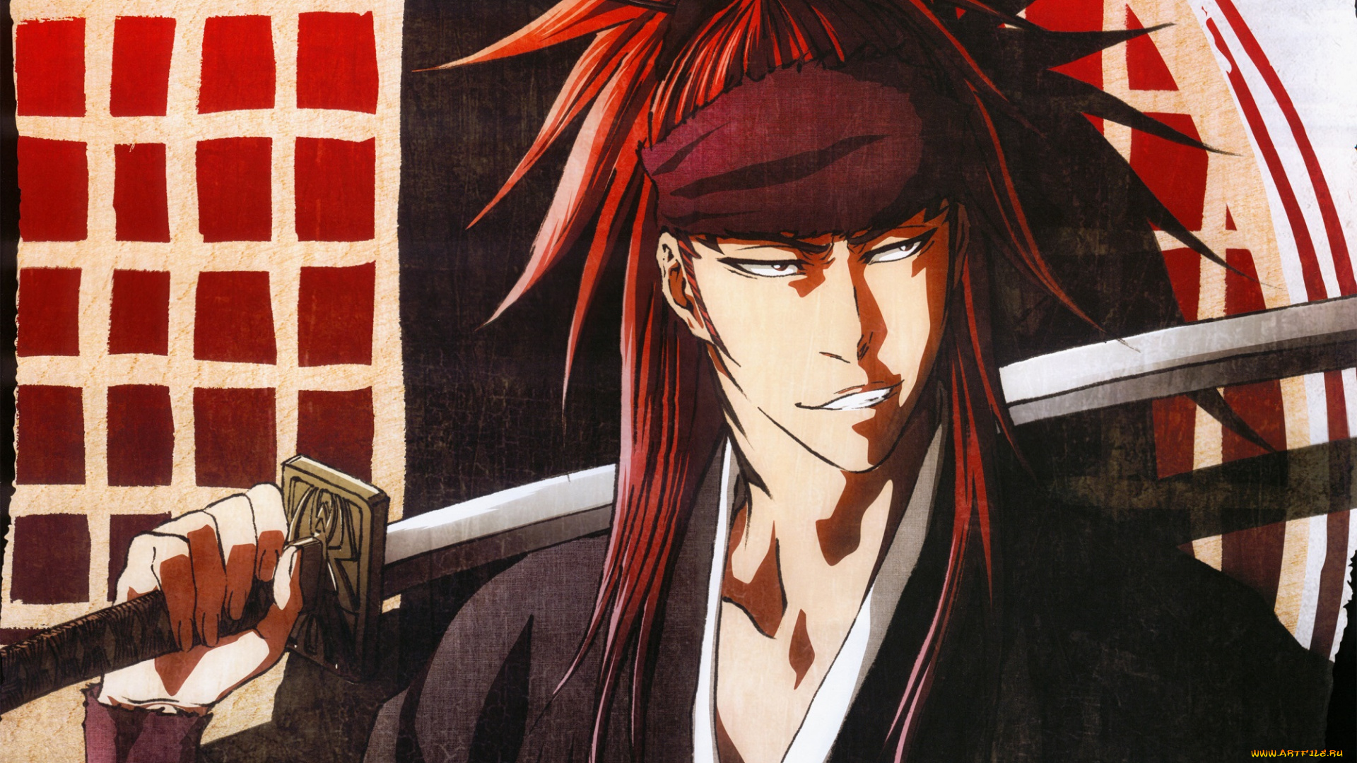 аниме, bleach, парень