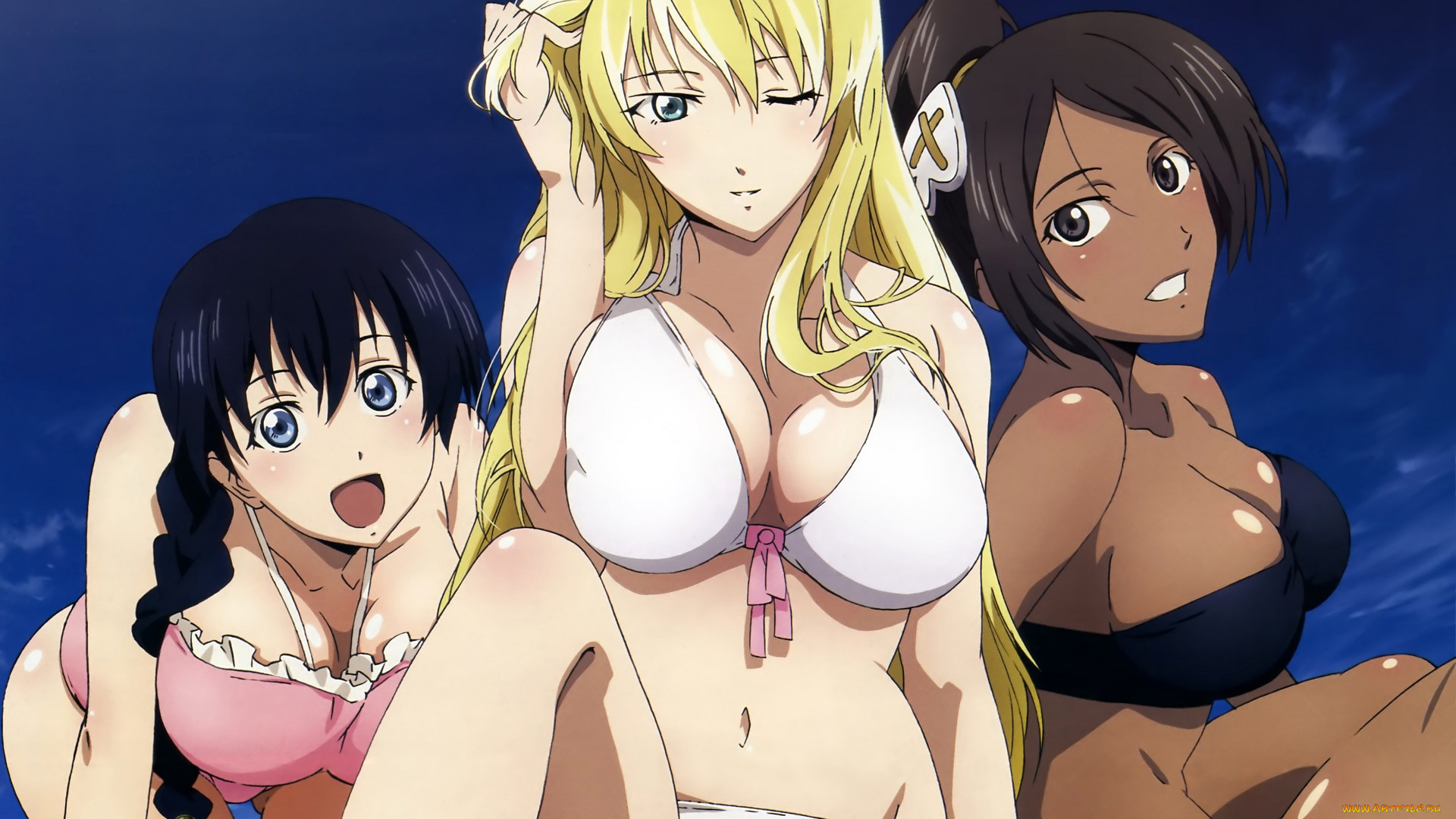 аниме, broken, blade, девушки