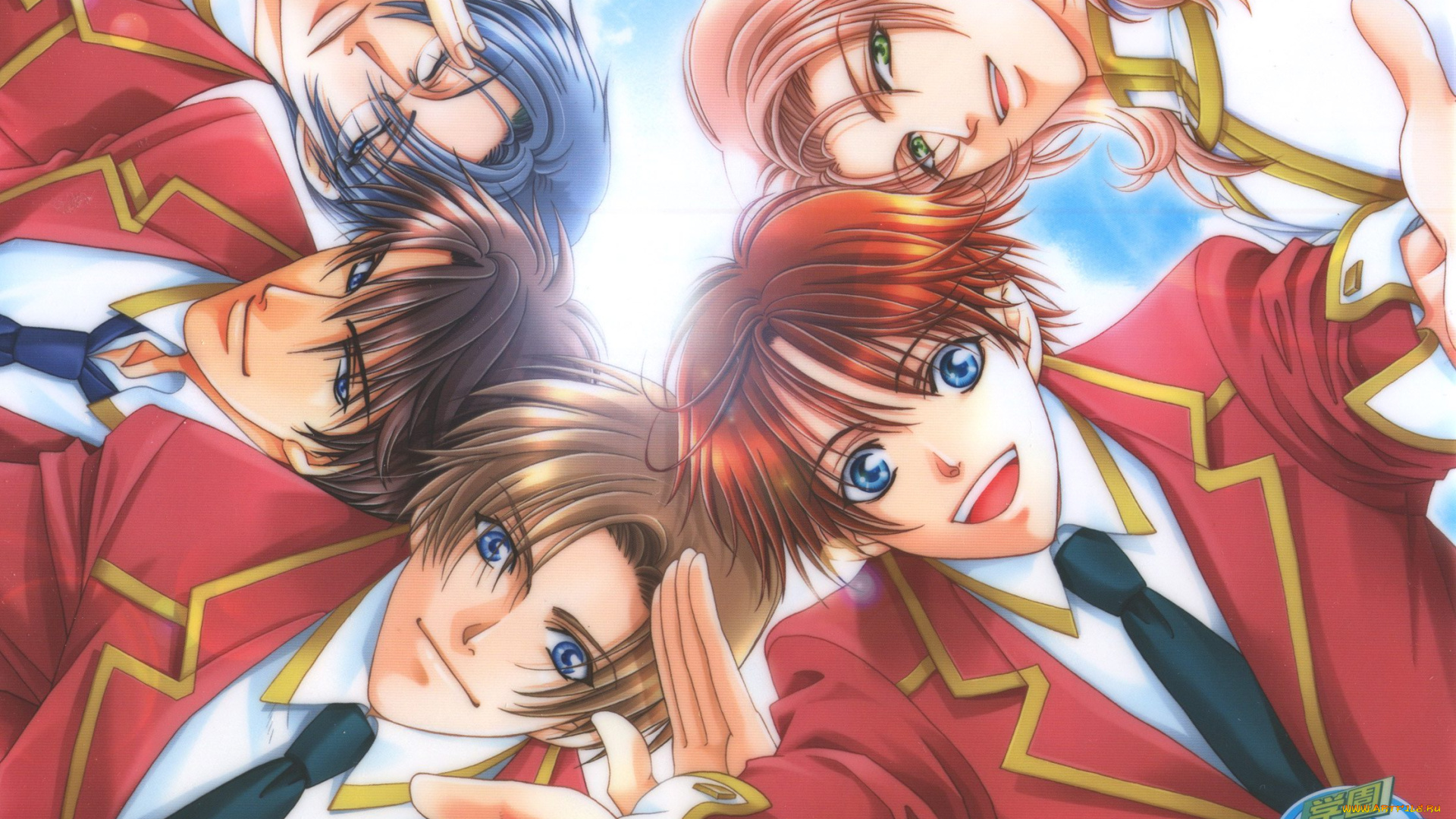 аниме, gakuen, heaven, сёнен-ай, парни, райская, школа