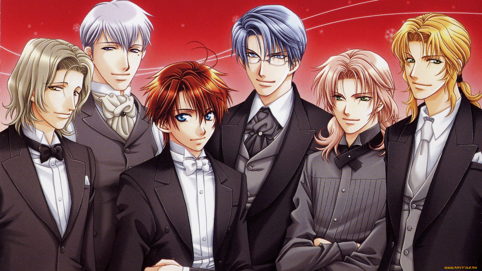 аниме, gakuen, heaven, сёнен-ай, райская, школа, парни