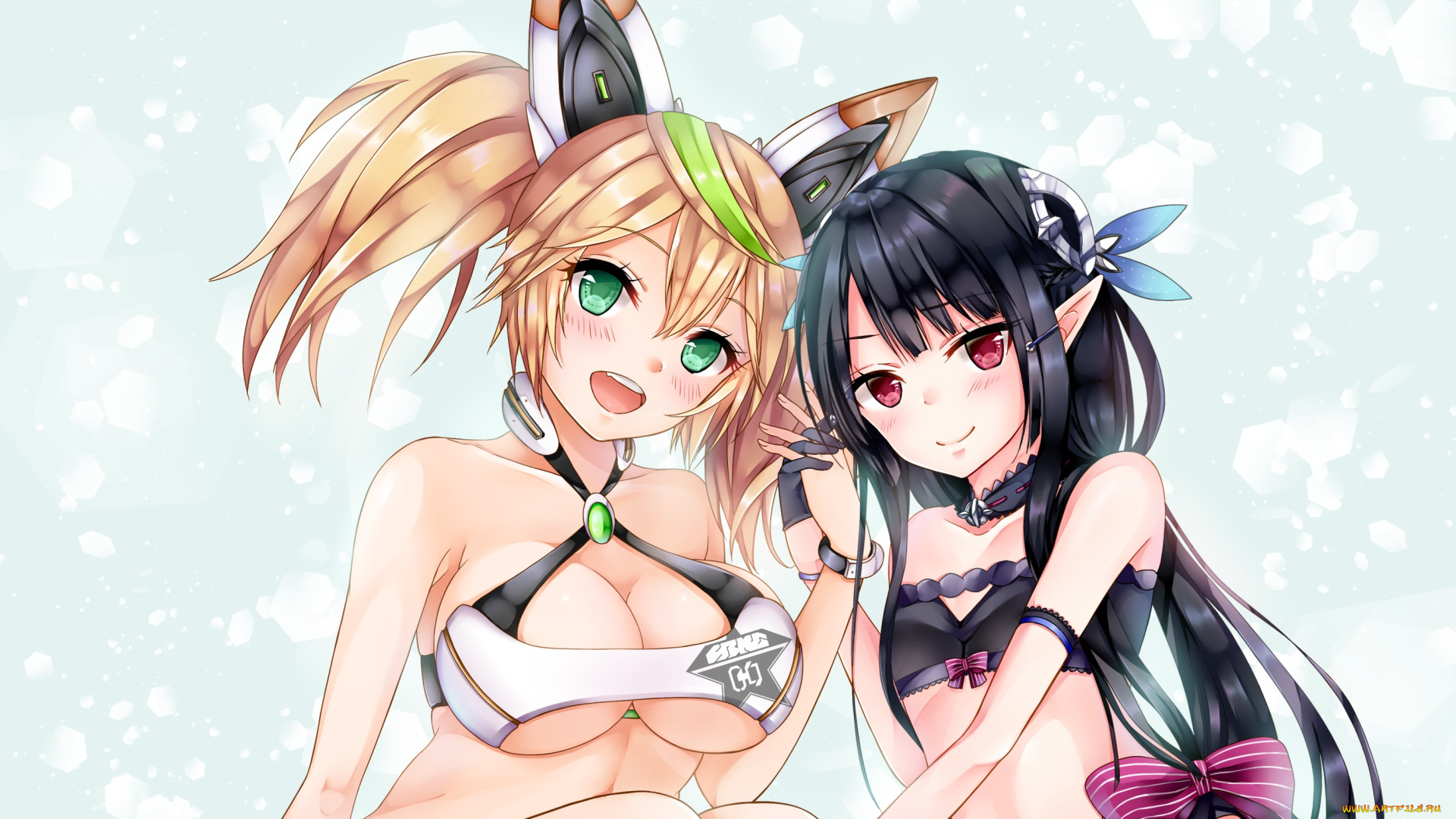 аниме, phantasy, star, online, девушки