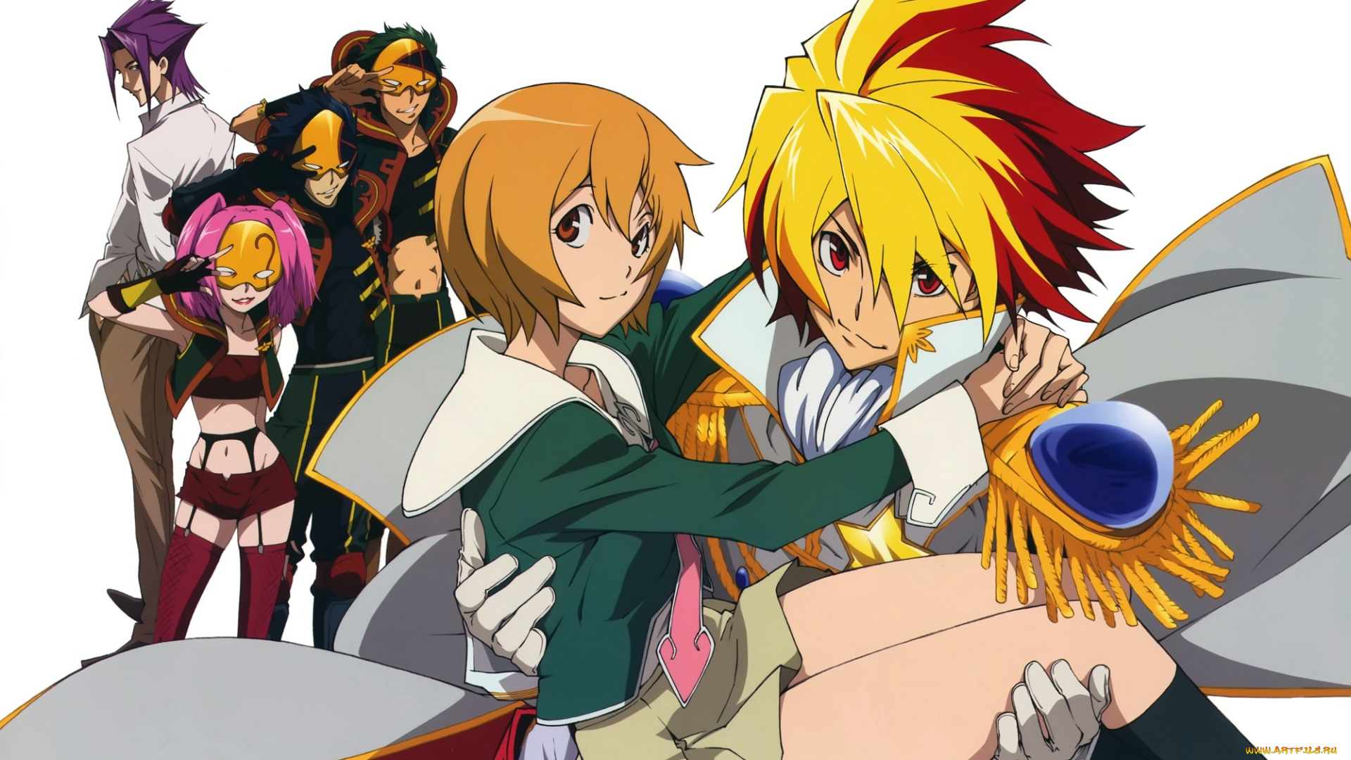 аниме, star, driver, персонажи