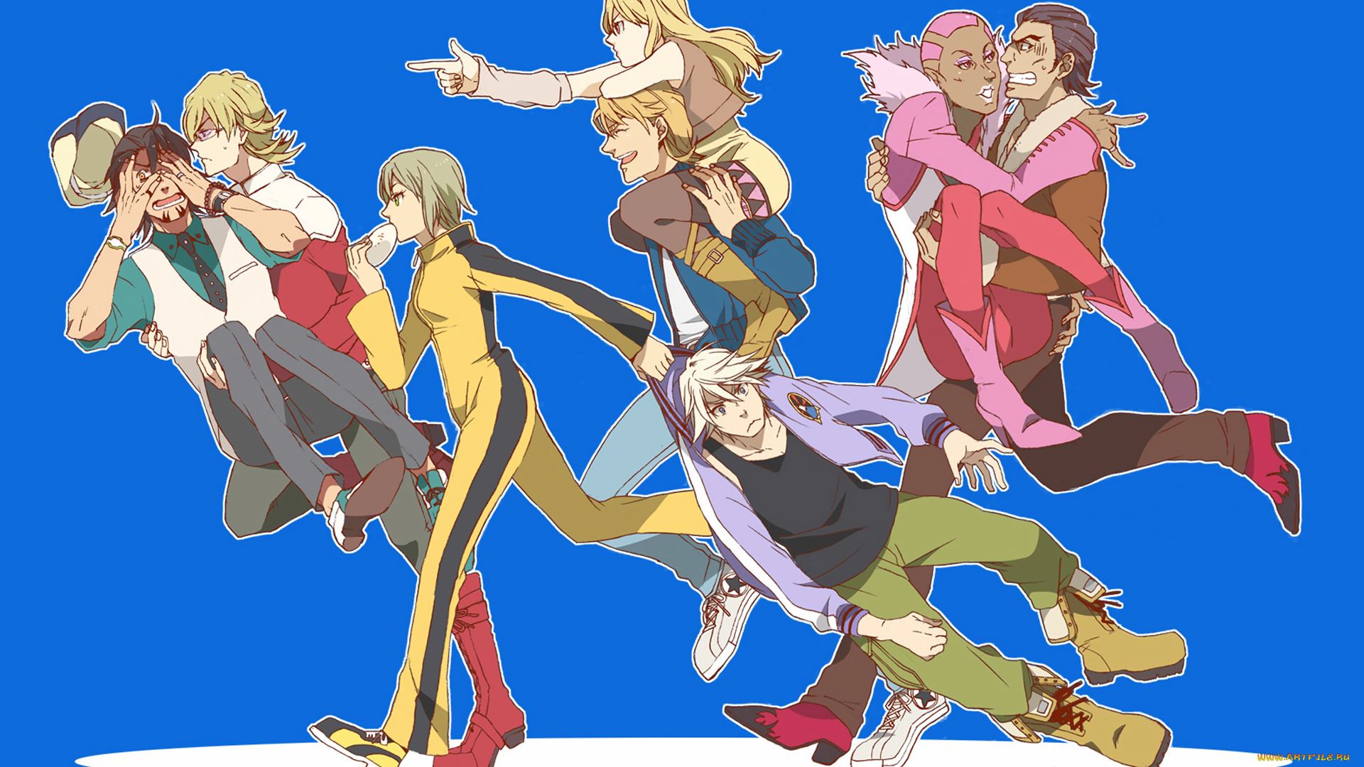 аниме, tiger, and, bunny, герои