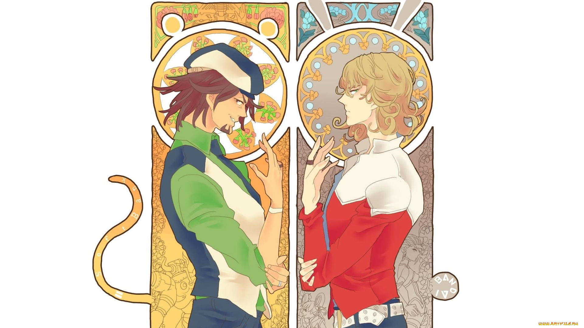 аниме, tiger, and, bunny, герои