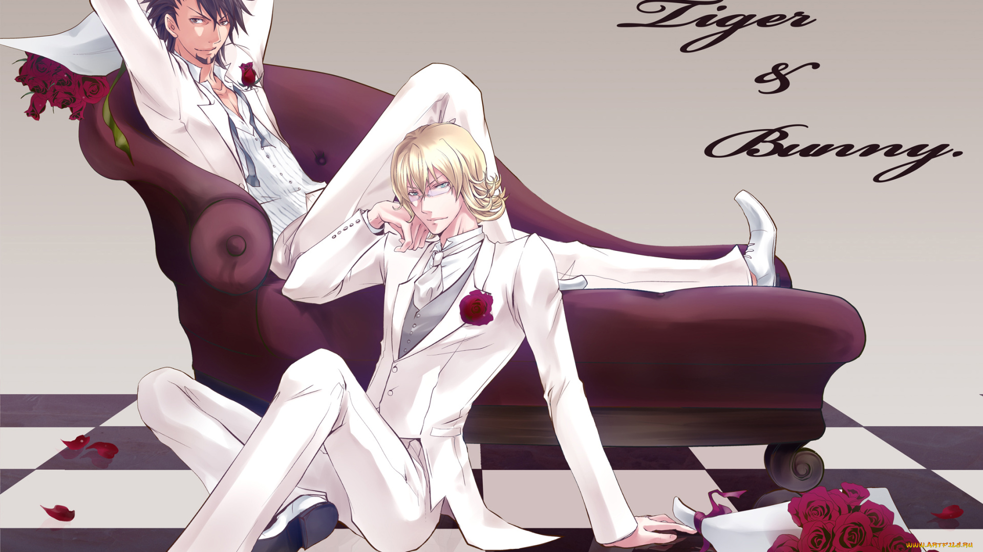 аниме, tiger, and, bunny, парни